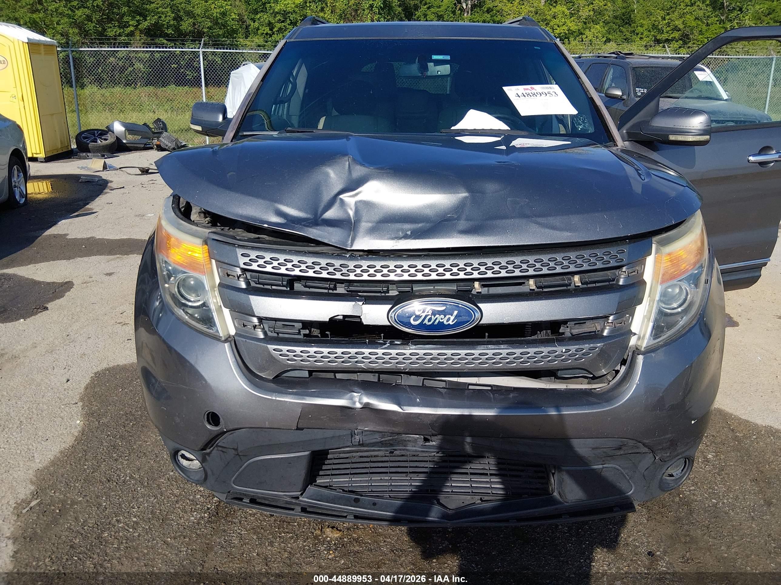 2012 Ford Explorer Limited Gray vin: 1FMHK7F89CGA79517
