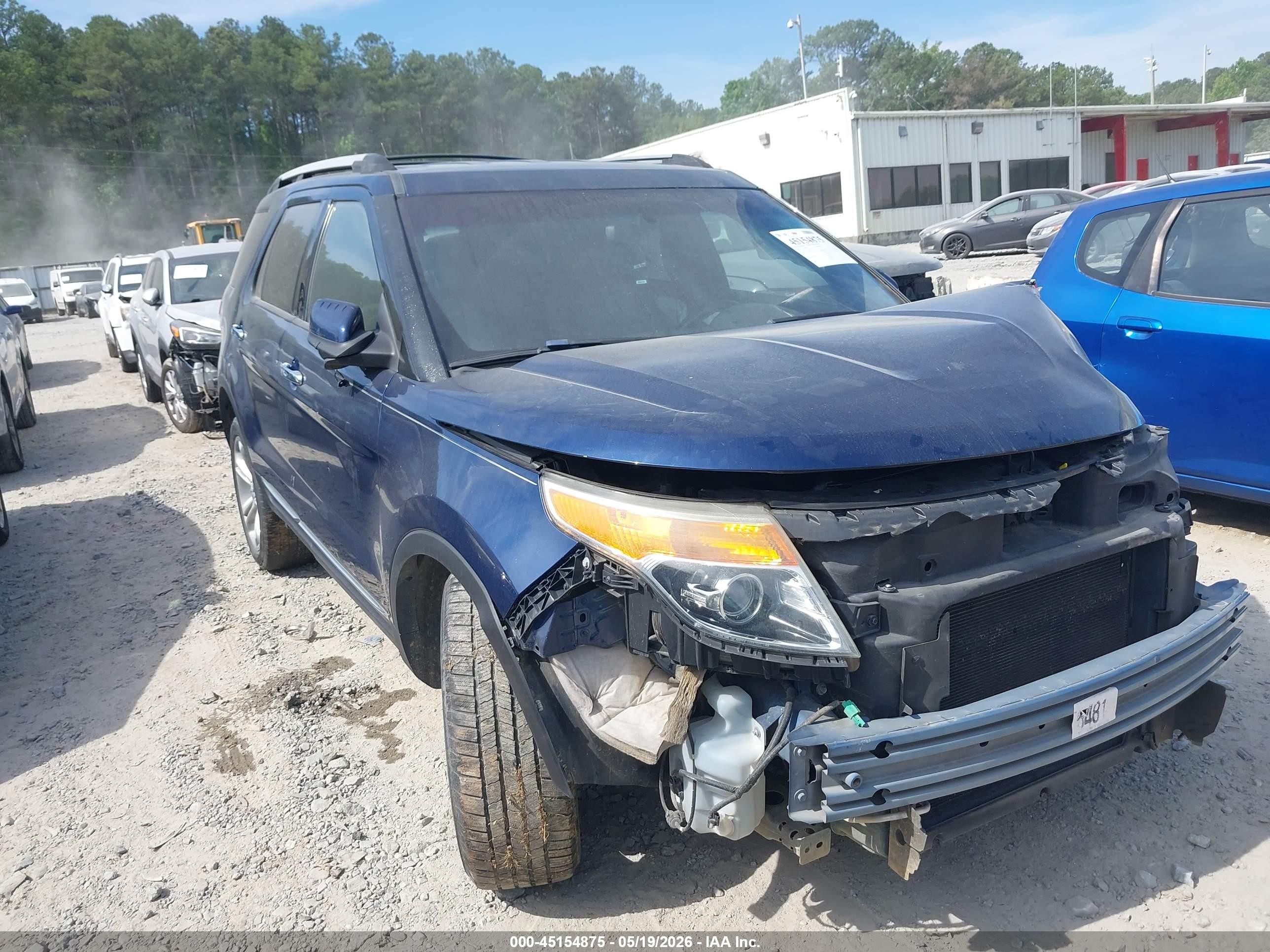 2012 Ford Explorer Limited Синий vin: 1FMHK7F89CGA80022
