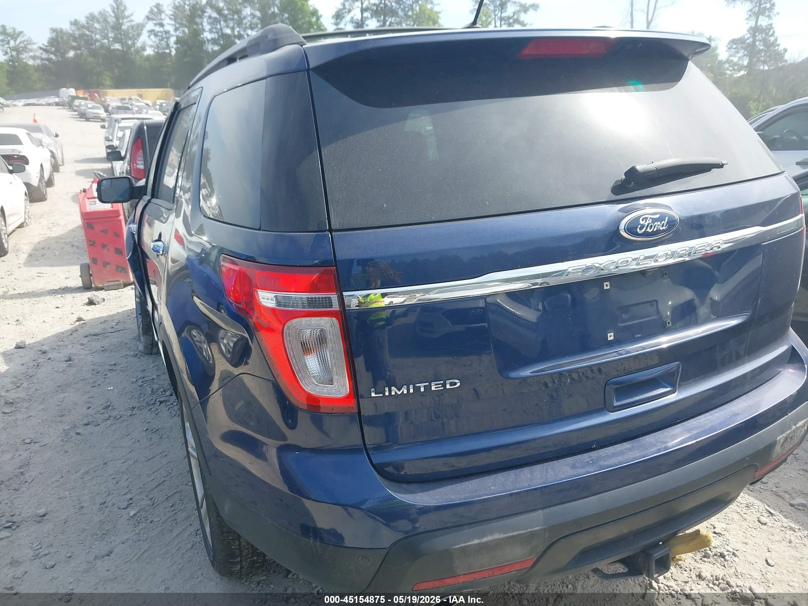 2012 Ford Explorer Limited Синий vin: 1FMHK7F89CGA80022