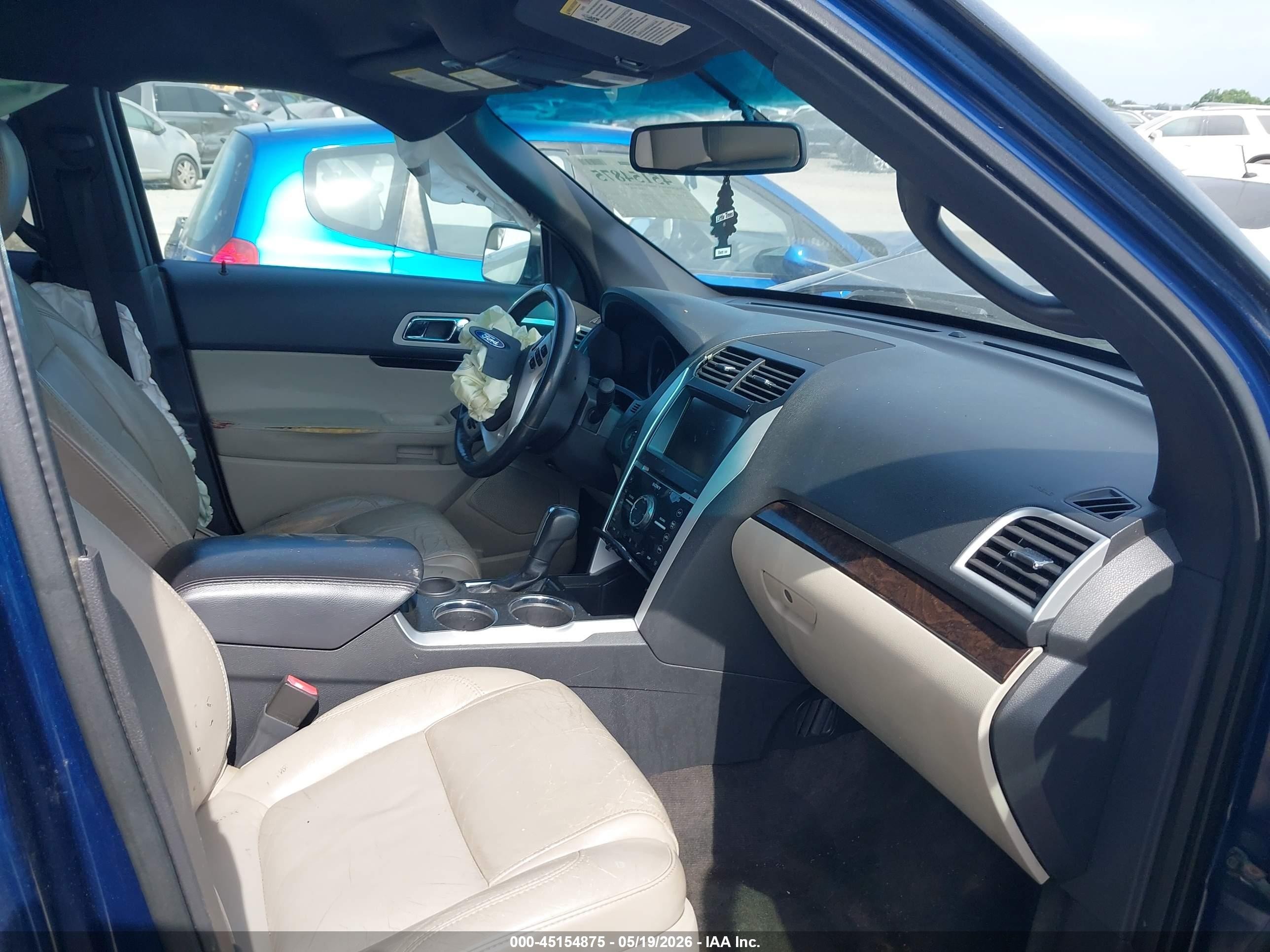 2012 Ford Explorer Limited Синий vin: 1FMHK7F89CGA80022