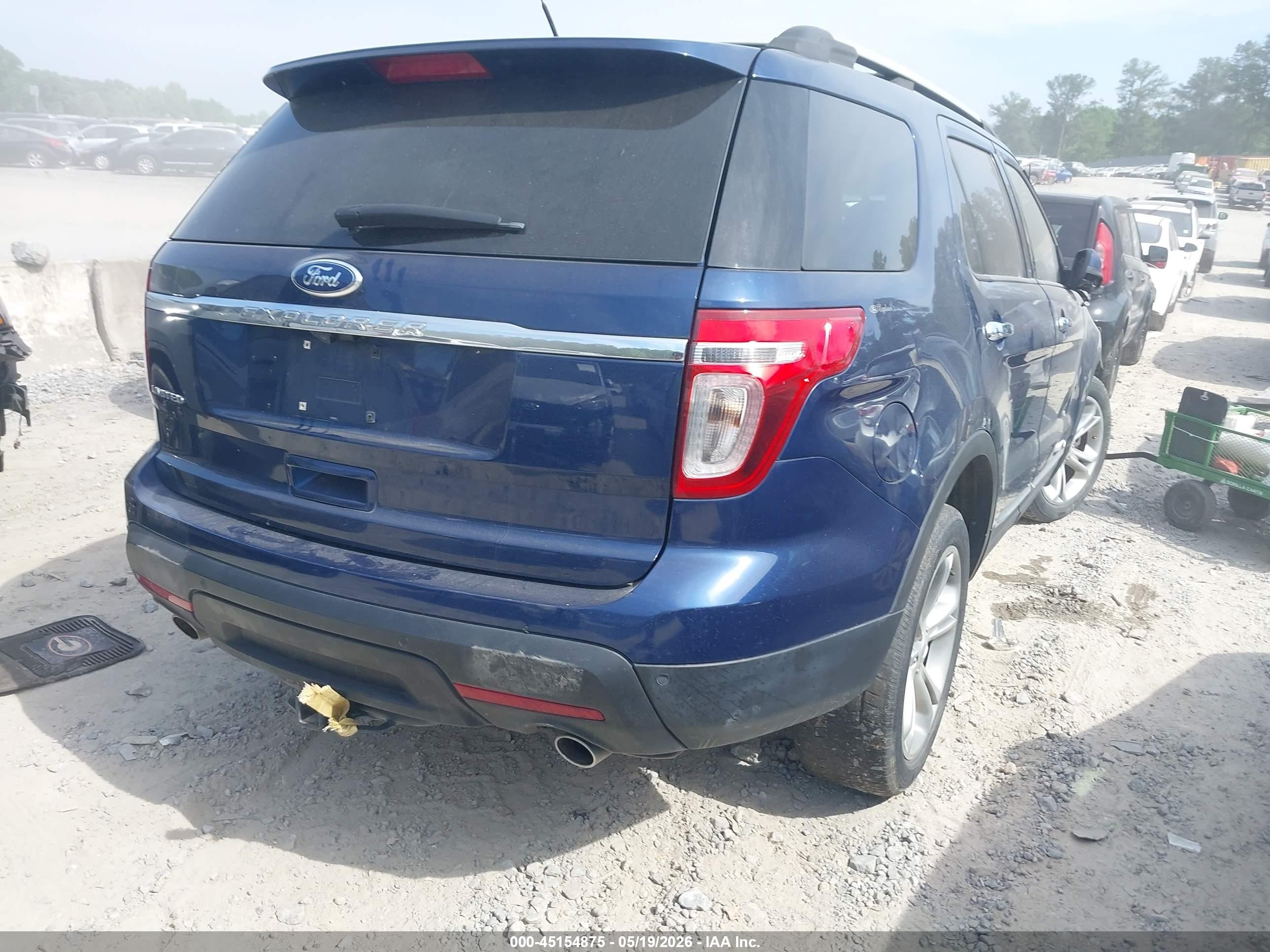 2012 Ford Explorer Limited Синий vin: 1FMHK7F89CGA80022