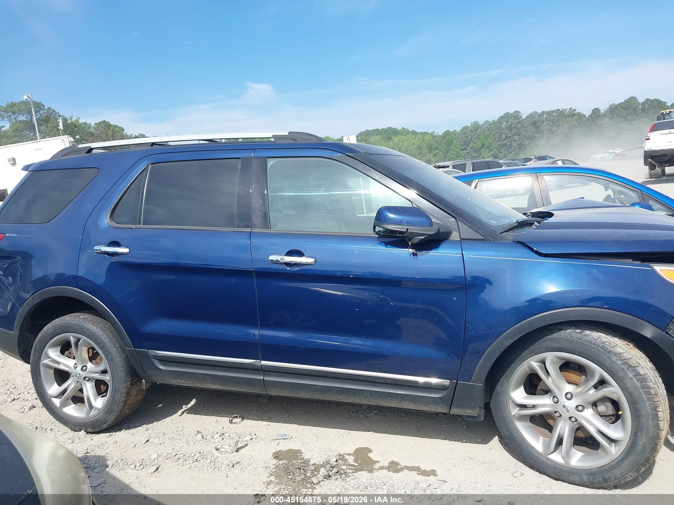 2012 Ford Explorer Limited Синий vin: 1FMHK7F89CGA80022