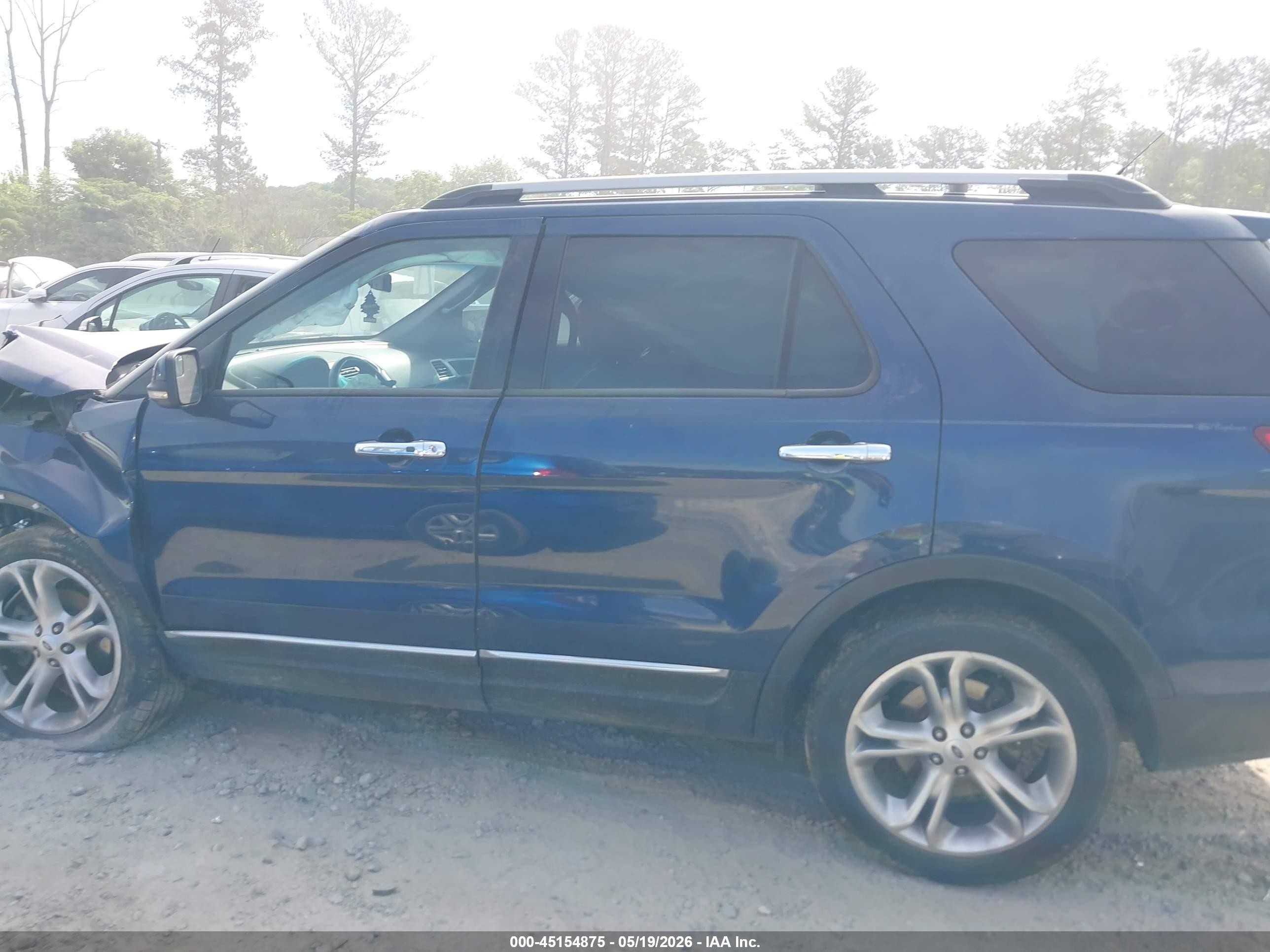 2012 Ford Explorer Limited Синий vin: 1FMHK7F89CGA80022