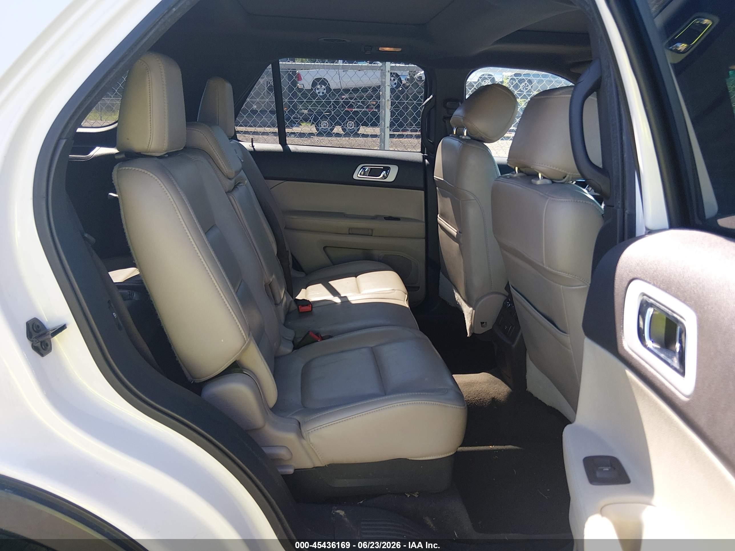 2012 Ford Explorer Limited White vin: 1FMHK7F89CGA94244