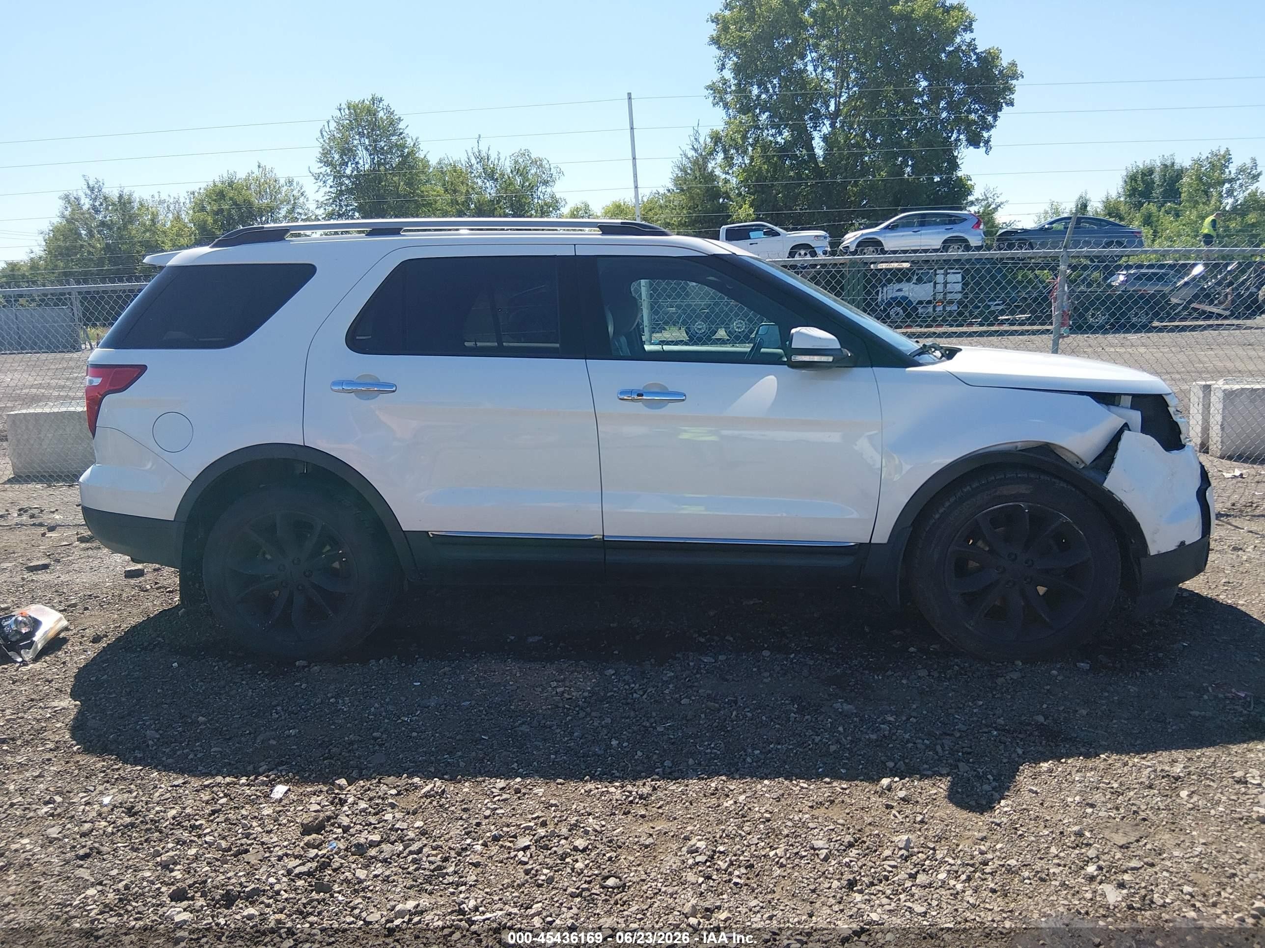 2012 Ford Explorer Limited White vin: 1FMHK7F89CGA94244