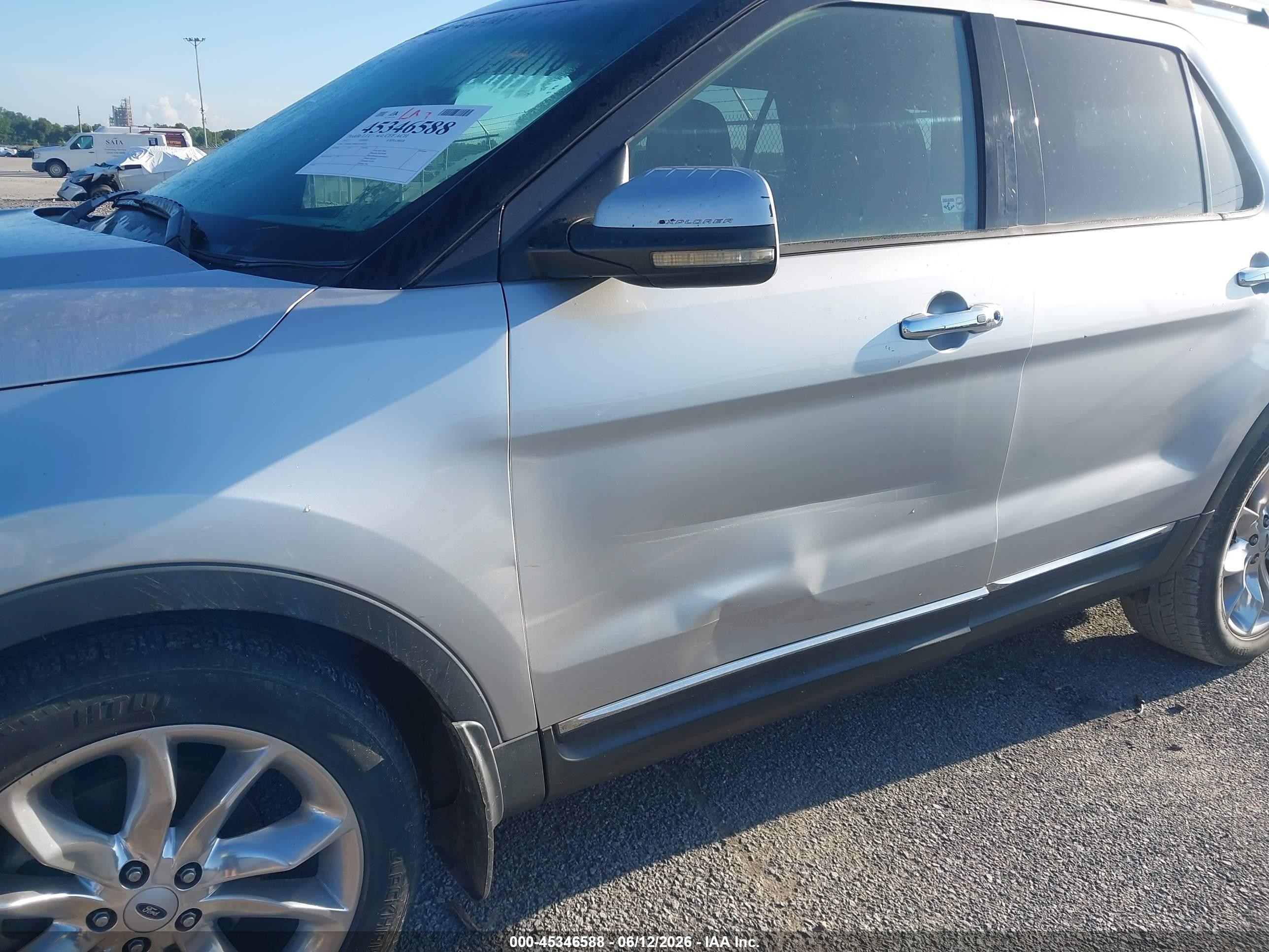 2012 Ford Explorer Limited Silver vin: 1FMHK7F89CGA98732