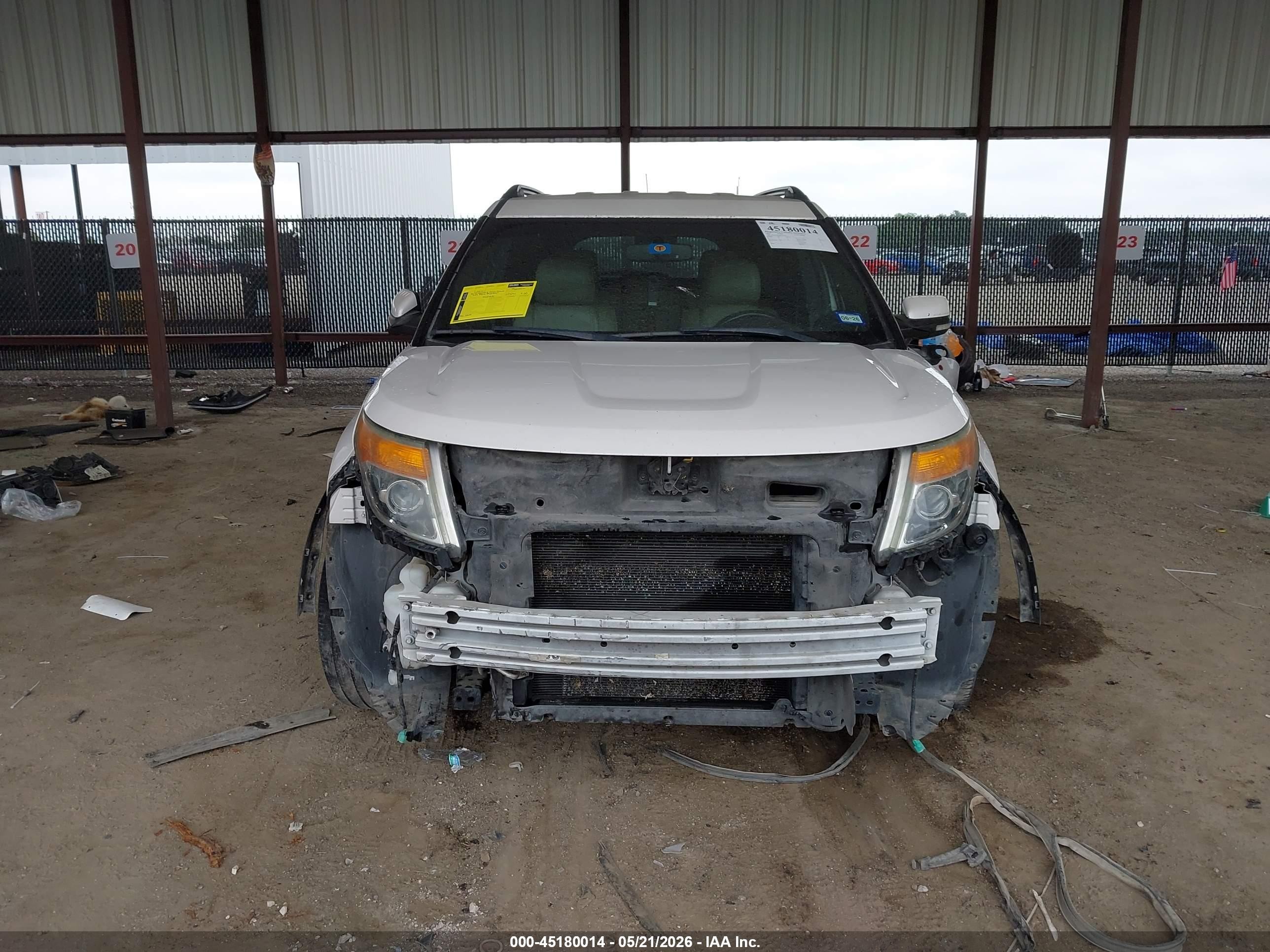 2011 Ford Explorer Limited White vin: 1FMHK7F8XBGA18207
