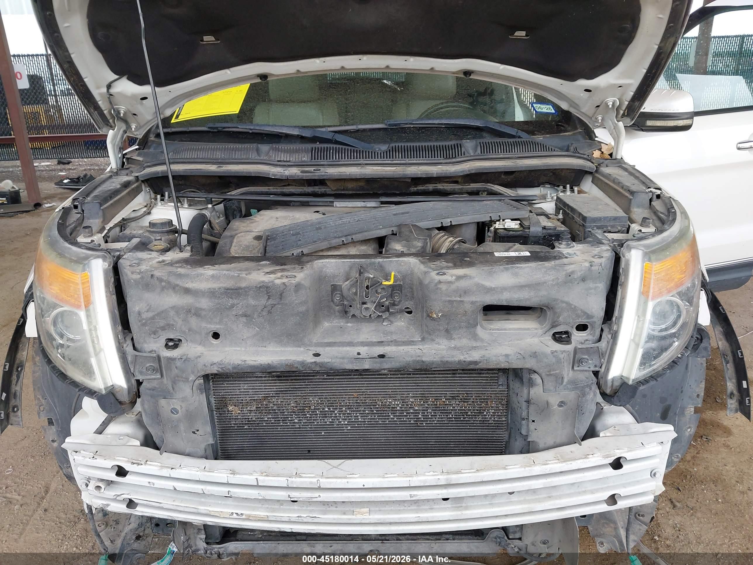 2011 Ford Explorer Limited White vin: 1FMHK7F8XBGA18207