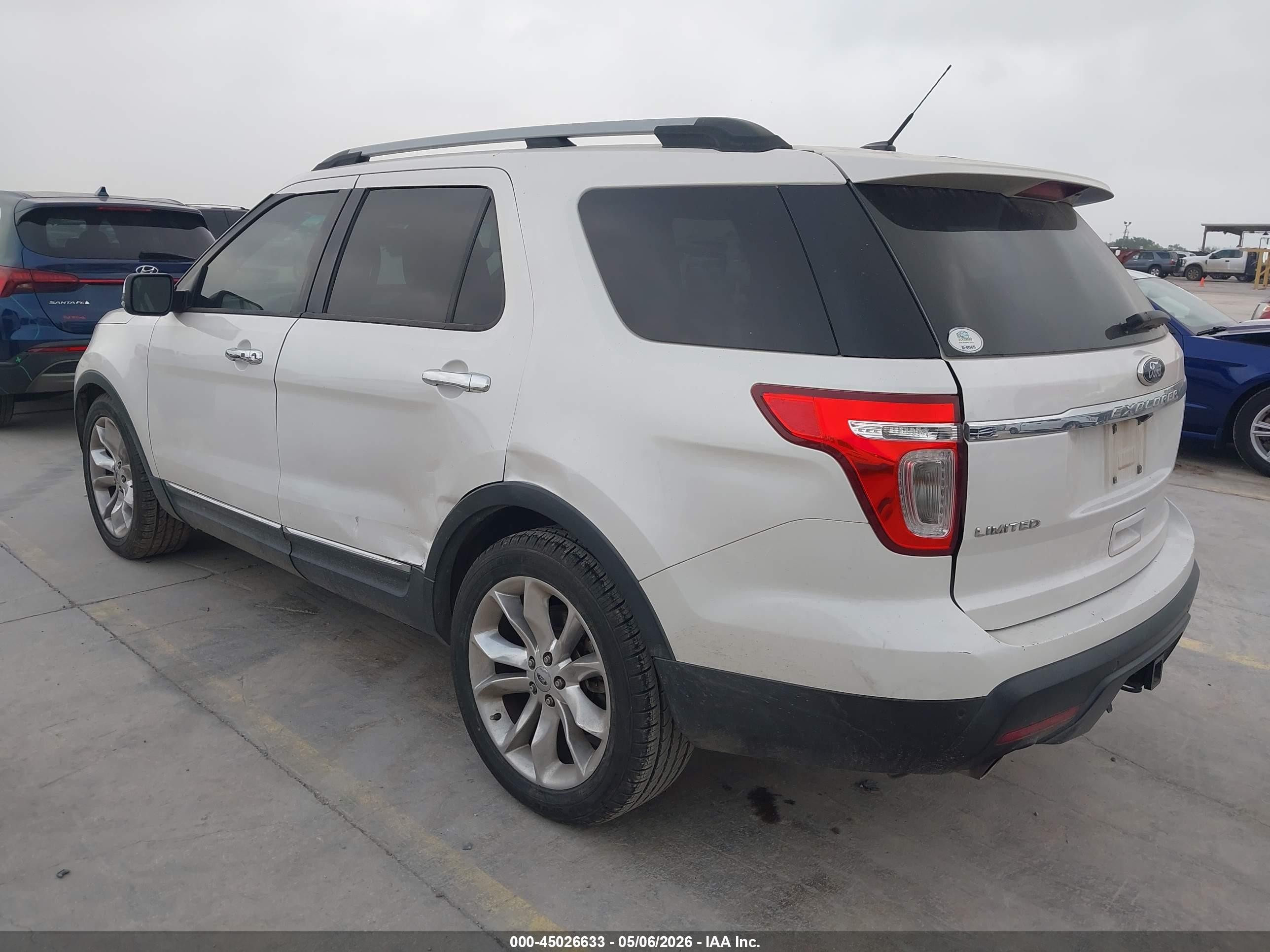 2011 Ford Explorer Limited Белый vin: 1FMHK7F8XBGA21835