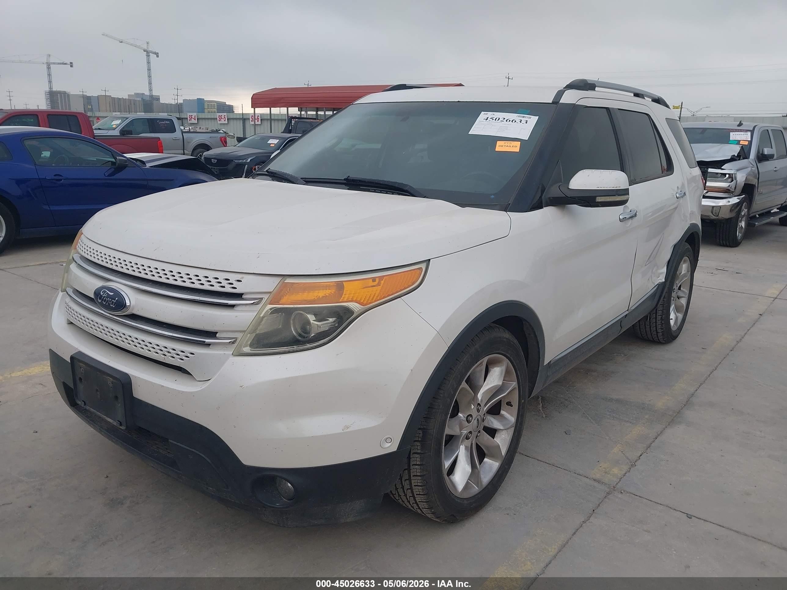 2011 Ford Explorer Limited Белый vin: 1FMHK7F8XBGA21835