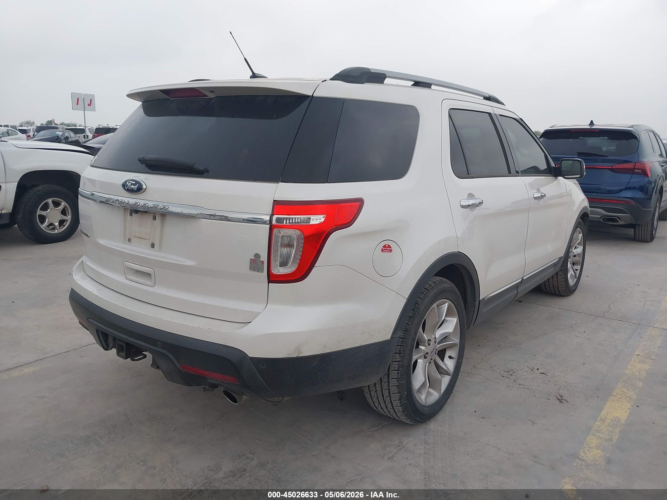 2011 Ford Explorer Limited Белый vin: 1FMHK7F8XBGA21835