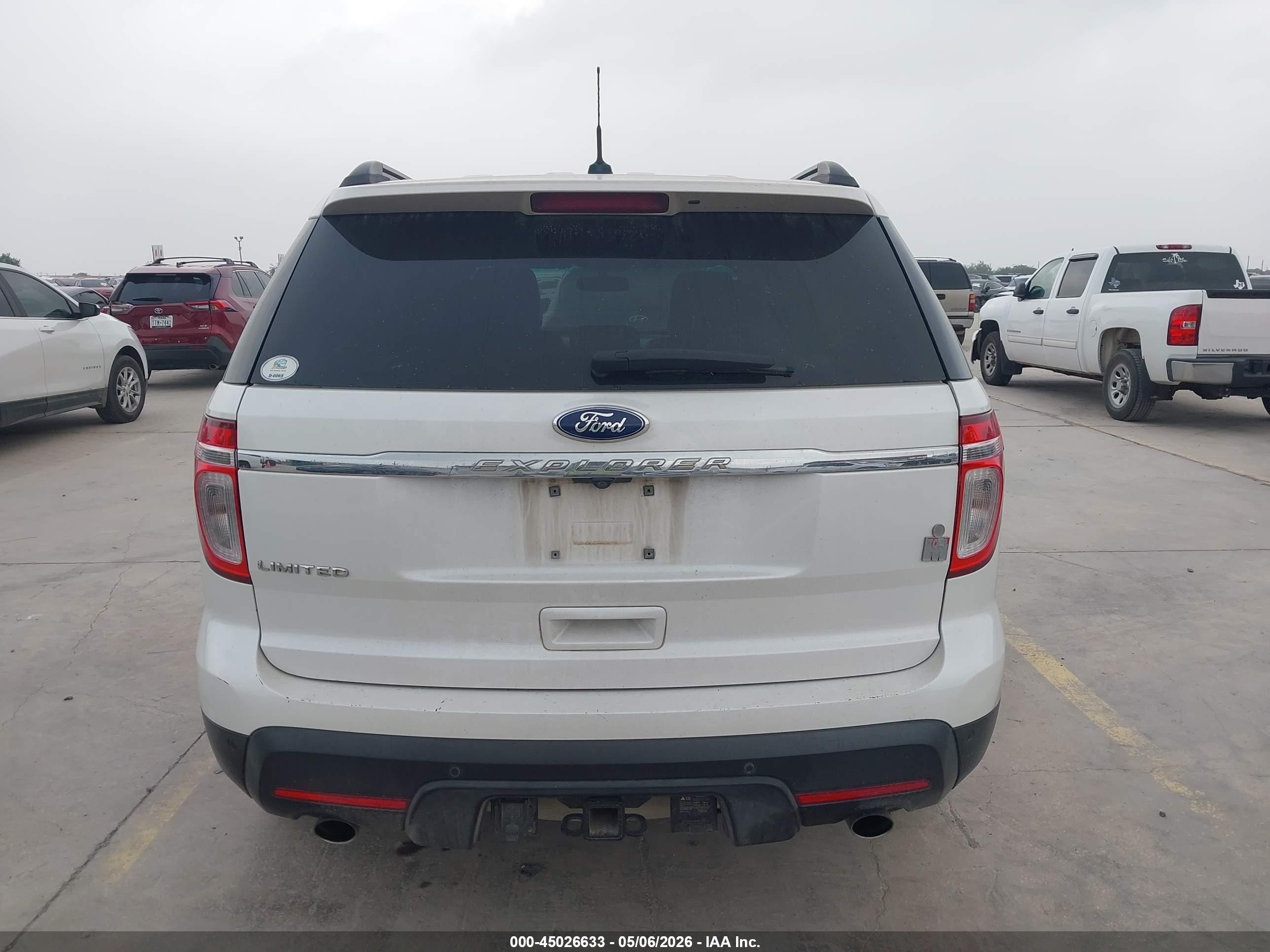 2011 Ford Explorer Limited Белый vin: 1FMHK7F8XBGA21835