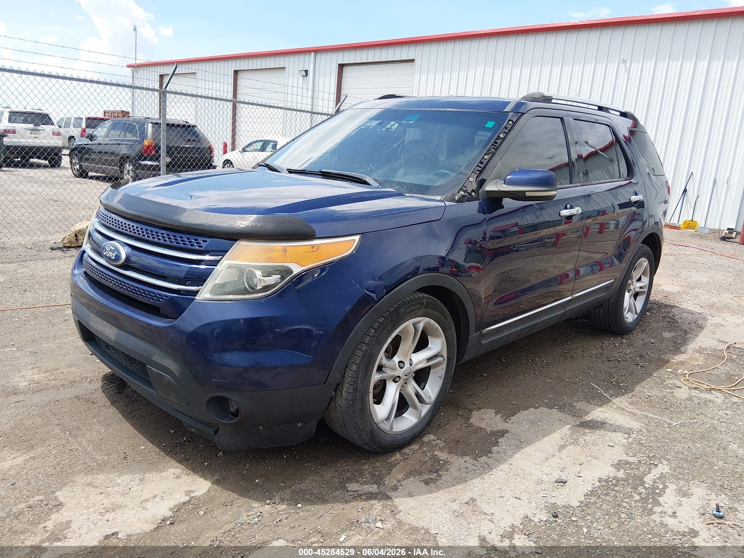 2011 Ford Explorer Limited Blue vin: 1FMHK7F8XBGA22497