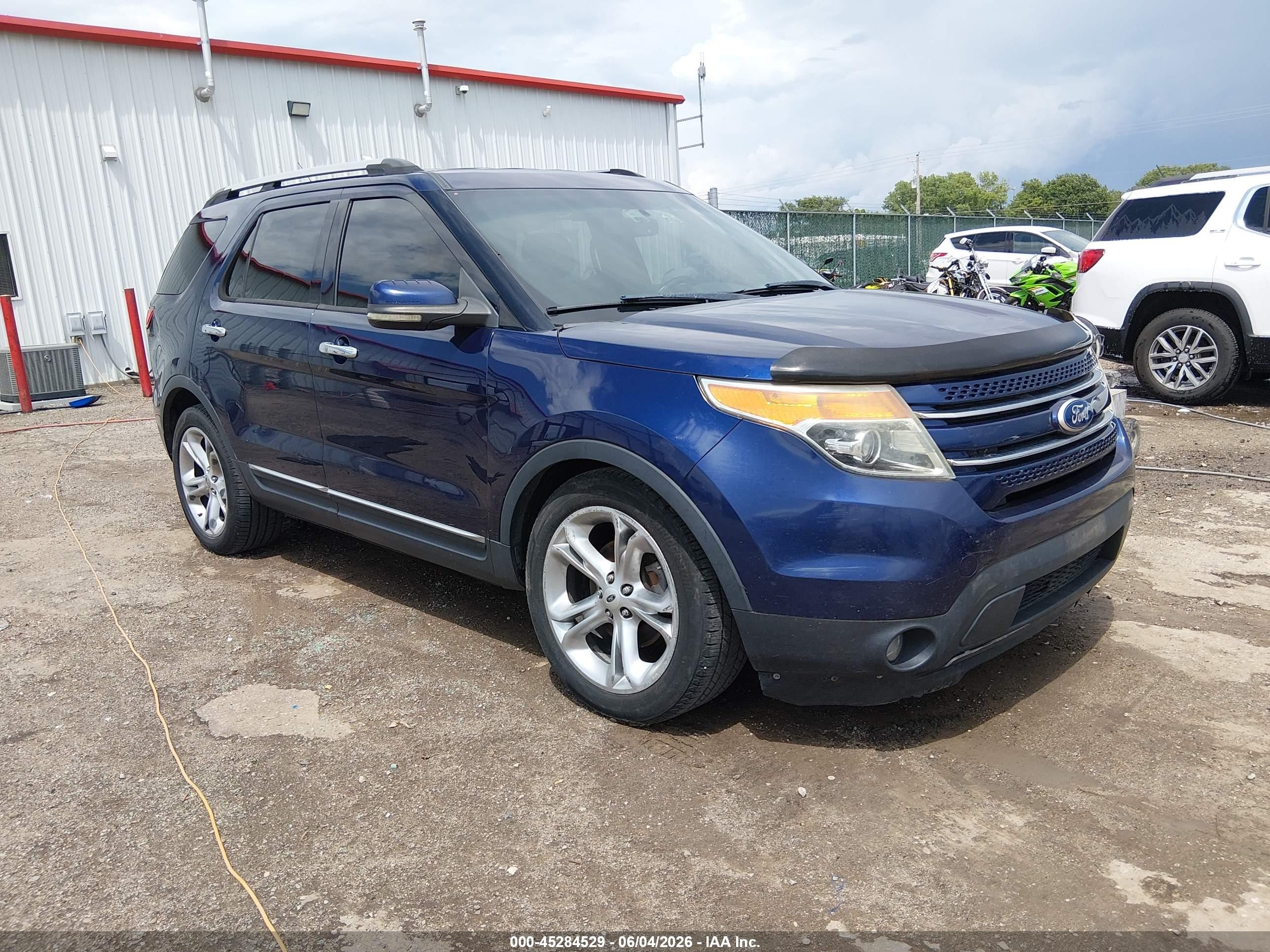 2011 Ford Explorer Limited Blue vin: 1FMHK7F8XBGA22497