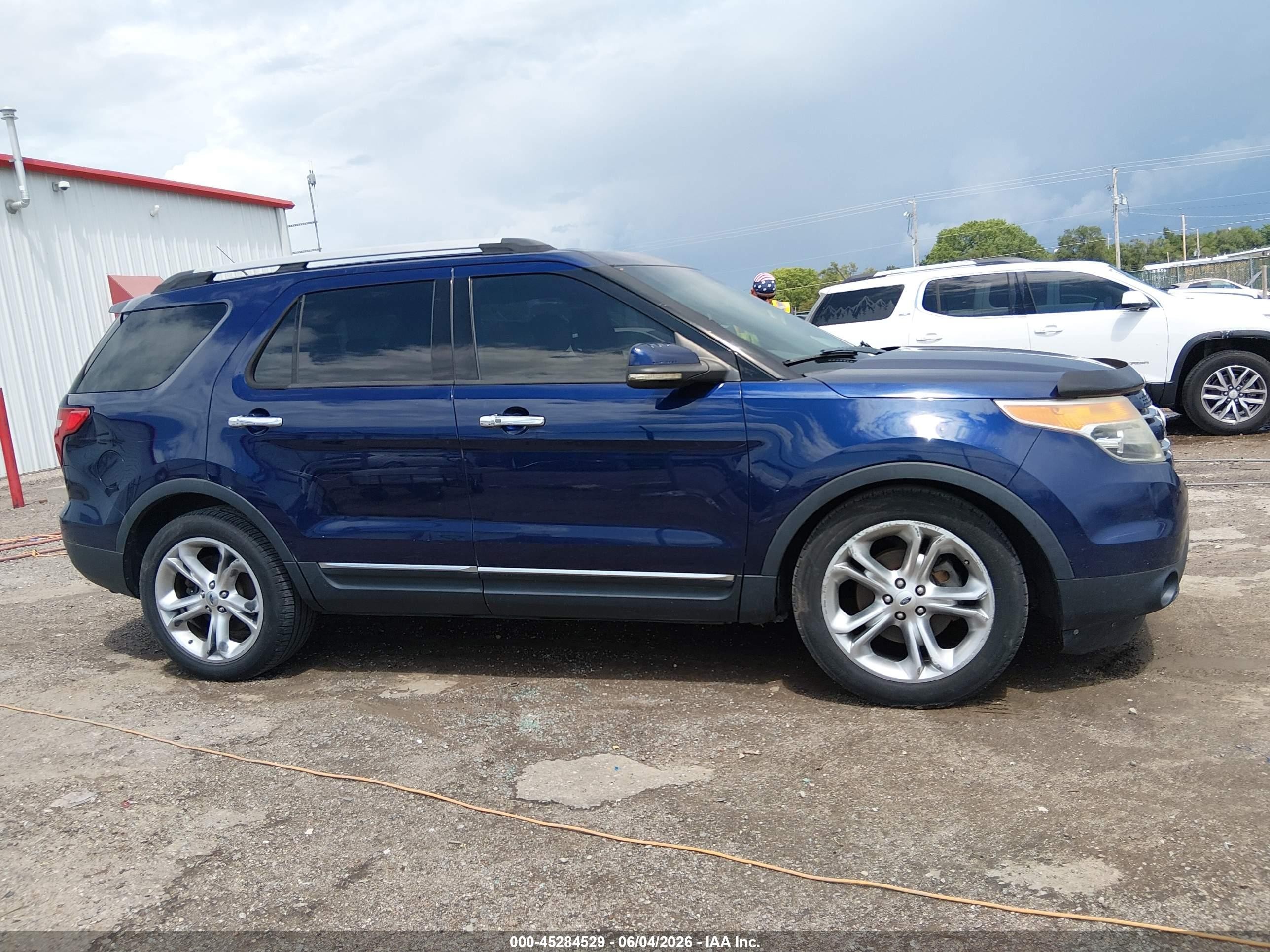 2011 Ford Explorer Limited Blue vin: 1FMHK7F8XBGA22497