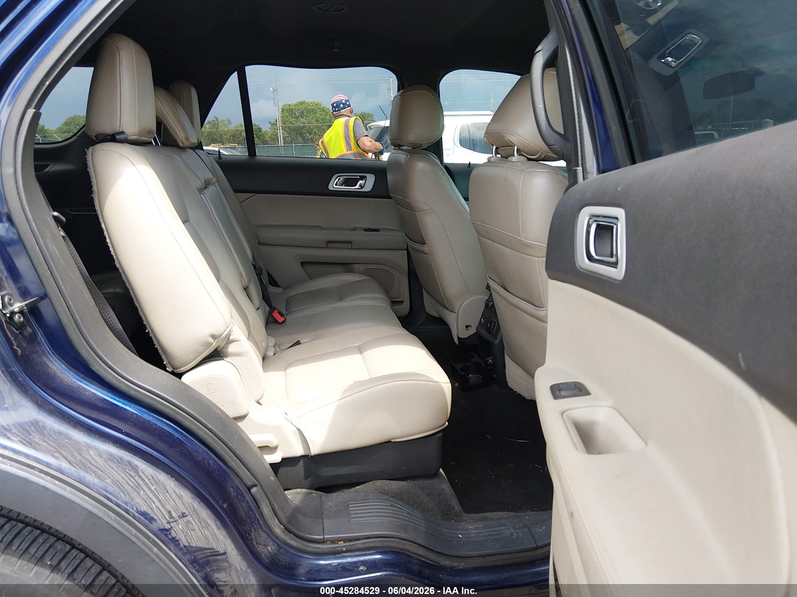 2011 Ford Explorer Limited Blue vin: 1FMHK7F8XBGA22497