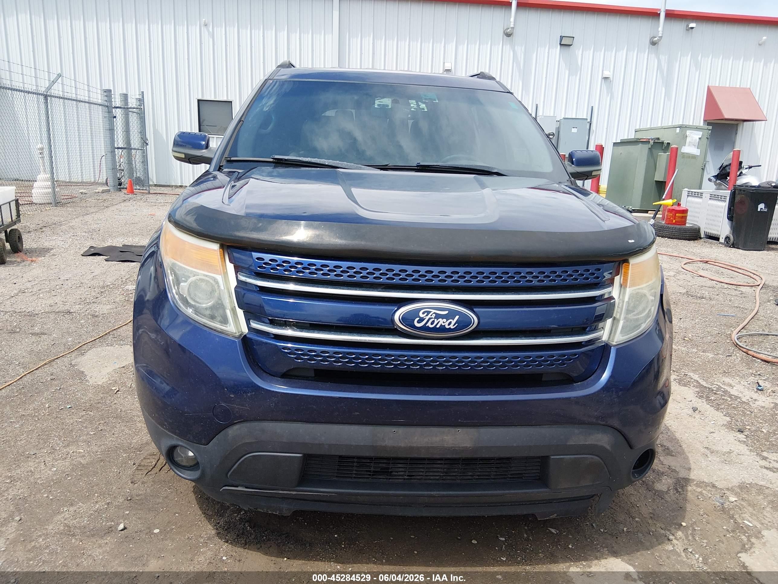 2011 Ford Explorer Limited Blue vin: 1FMHK7F8XBGA22497