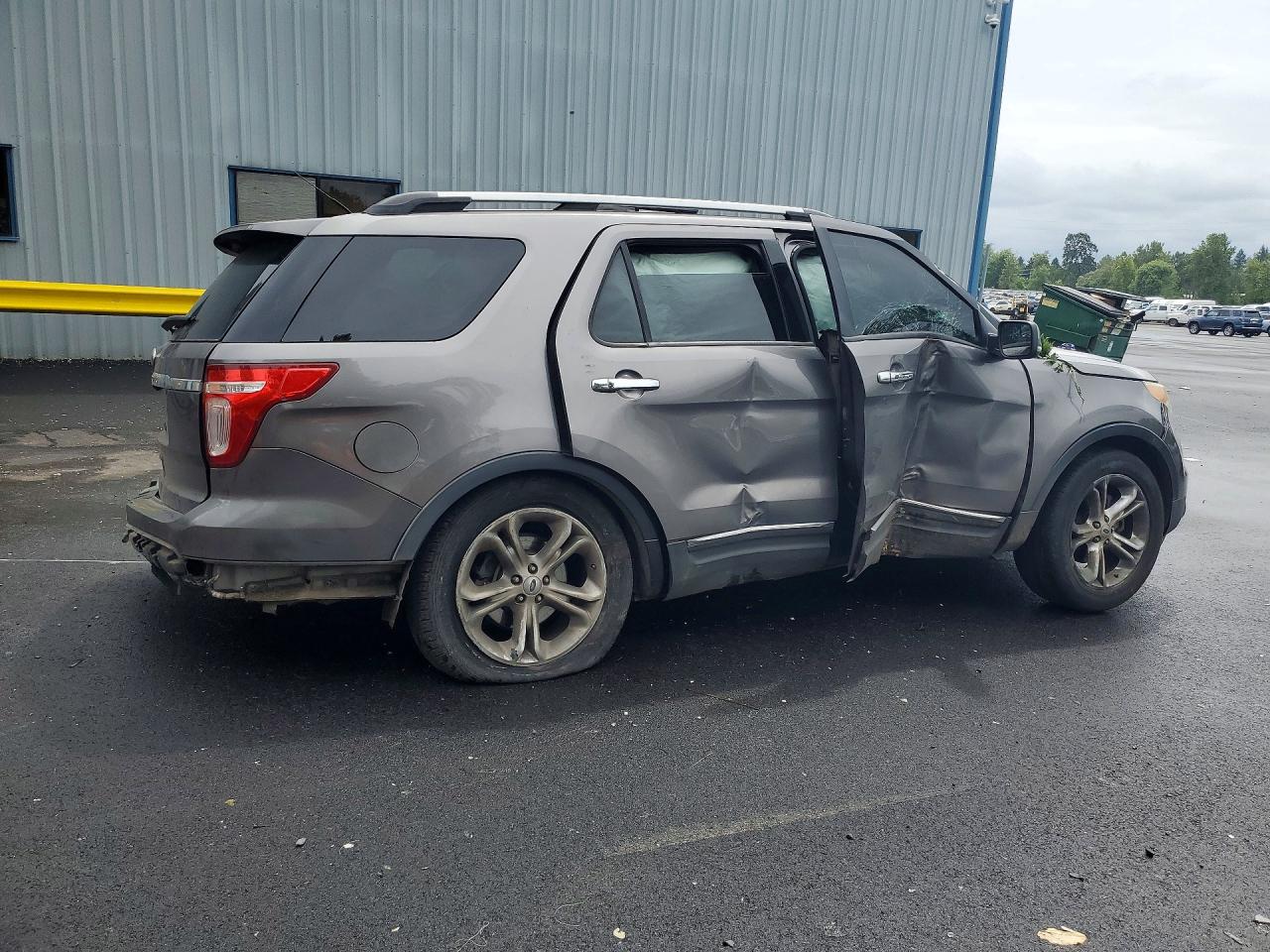 2011 Ford Explorer Limited Серый vin: 1FMHK7F8XBGA51501