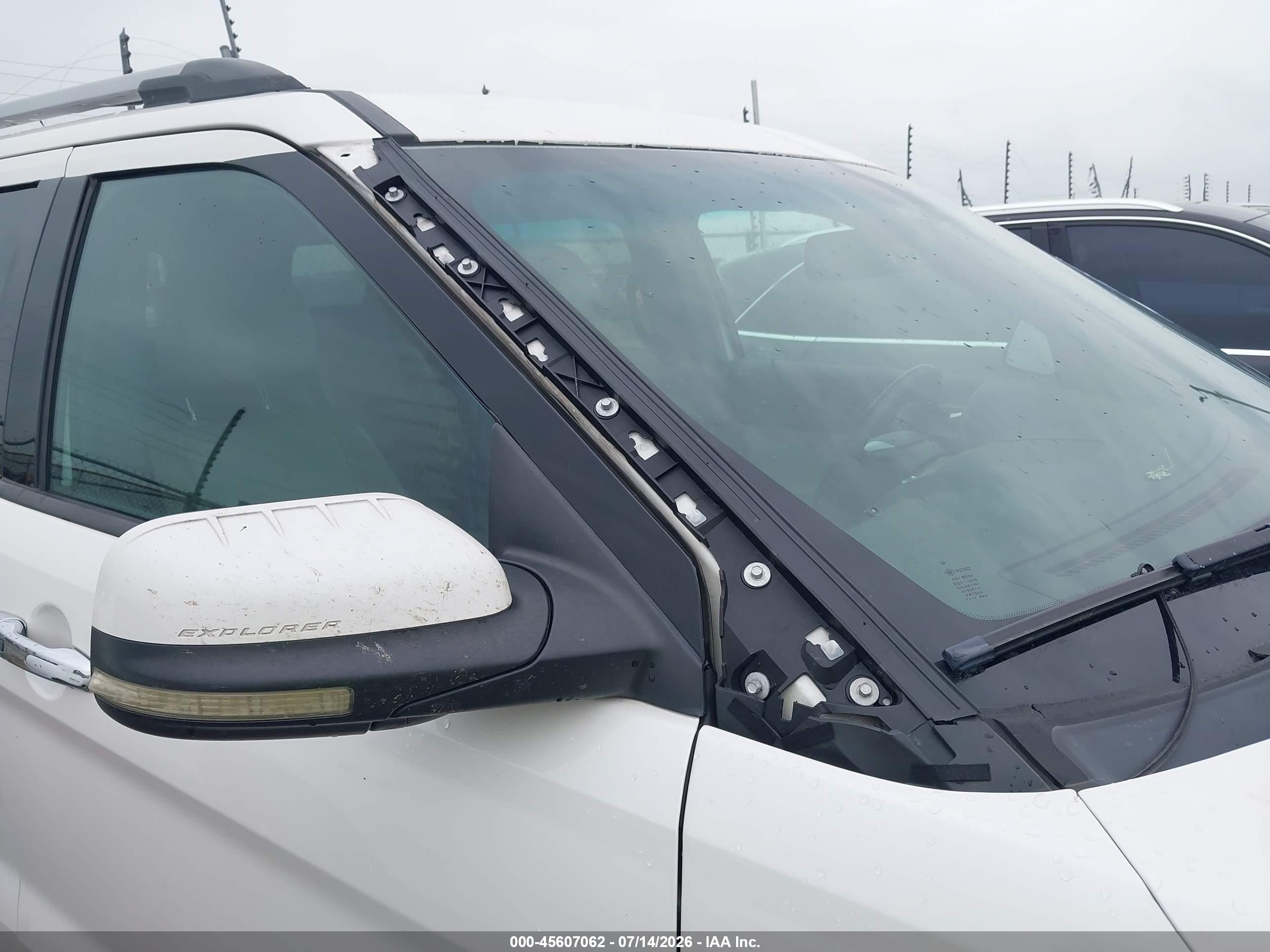 2011 Ford Explorer Limited White vin: 1FMHK7F8XBGA60697