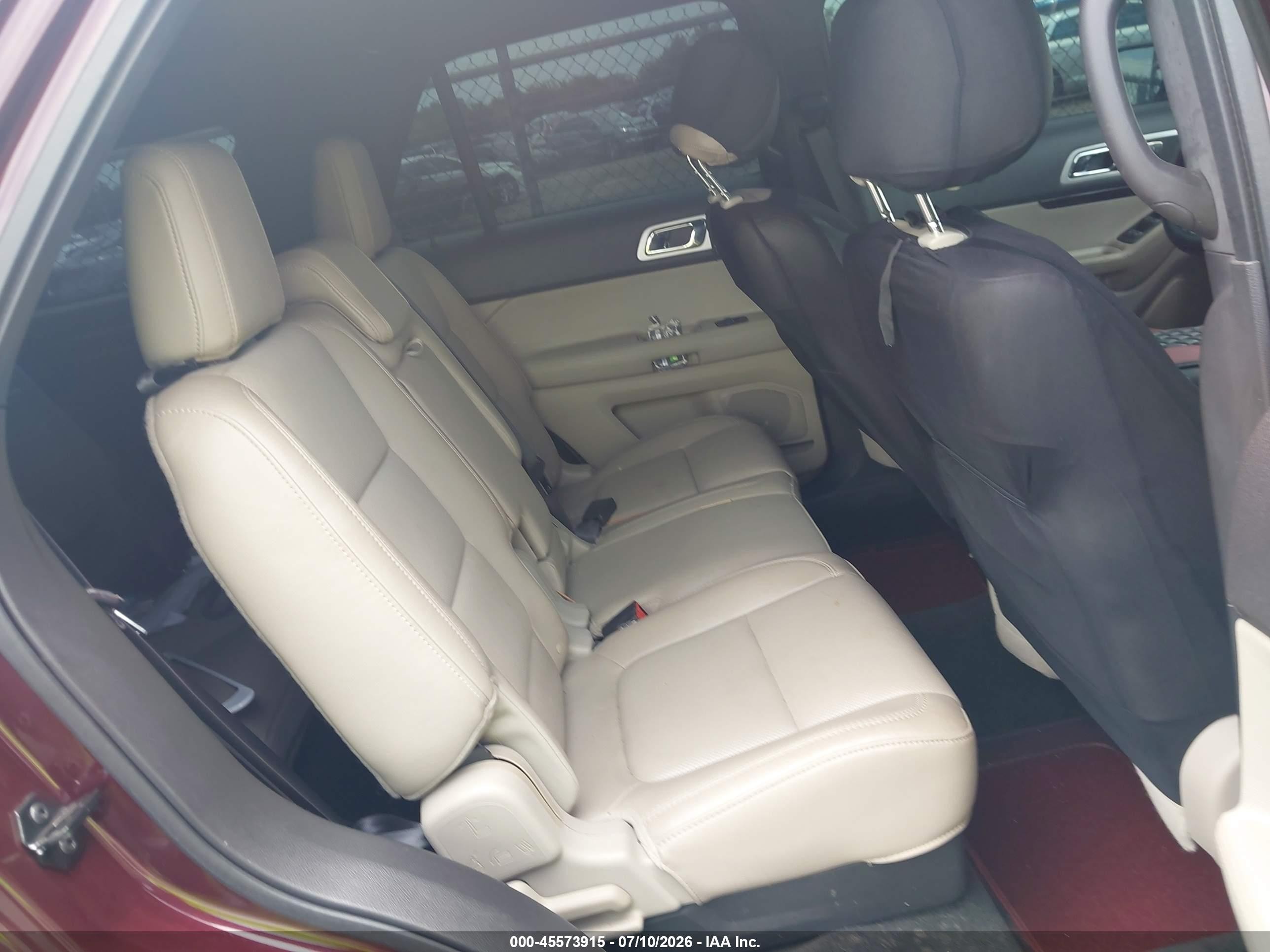 2011 Ford Explorer Limited Бордовый vin: 1FMHK7F8XBGA63728