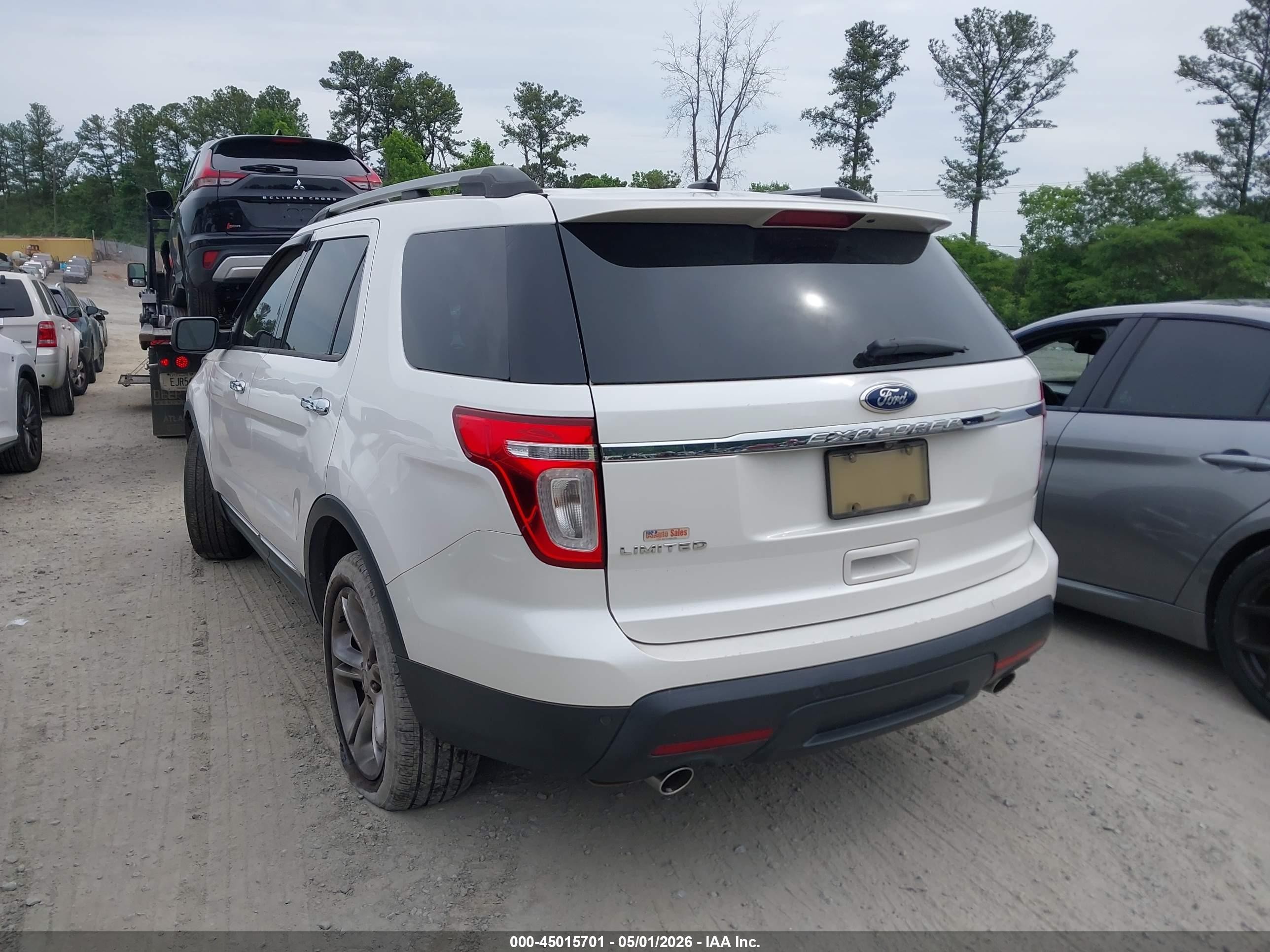 2011 Ford Explorer Limited Белый vin: 1FMHK7F8XBGA82019