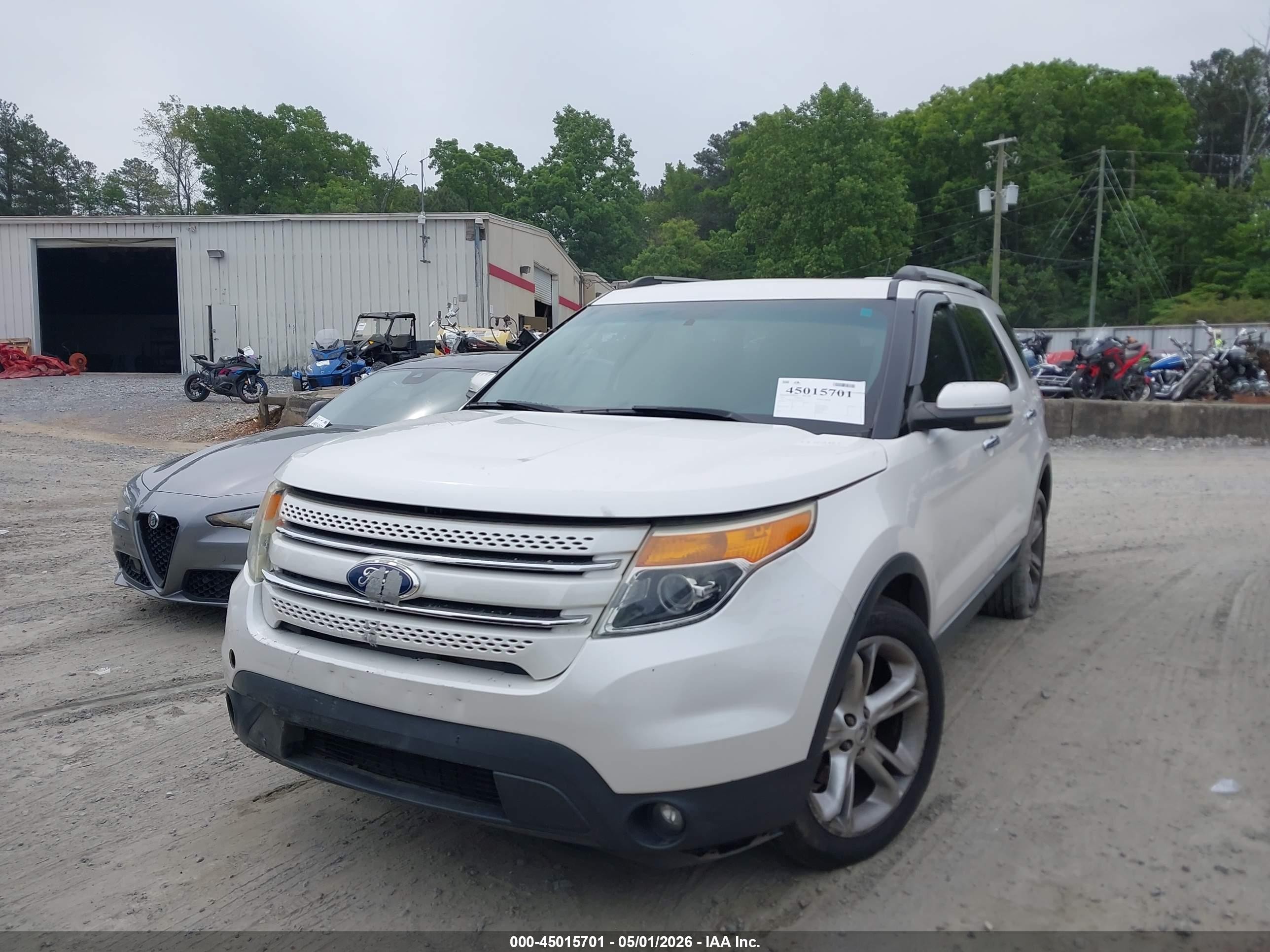 2011 Ford Explorer Limited Белый vin: 1FMHK7F8XBGA82019