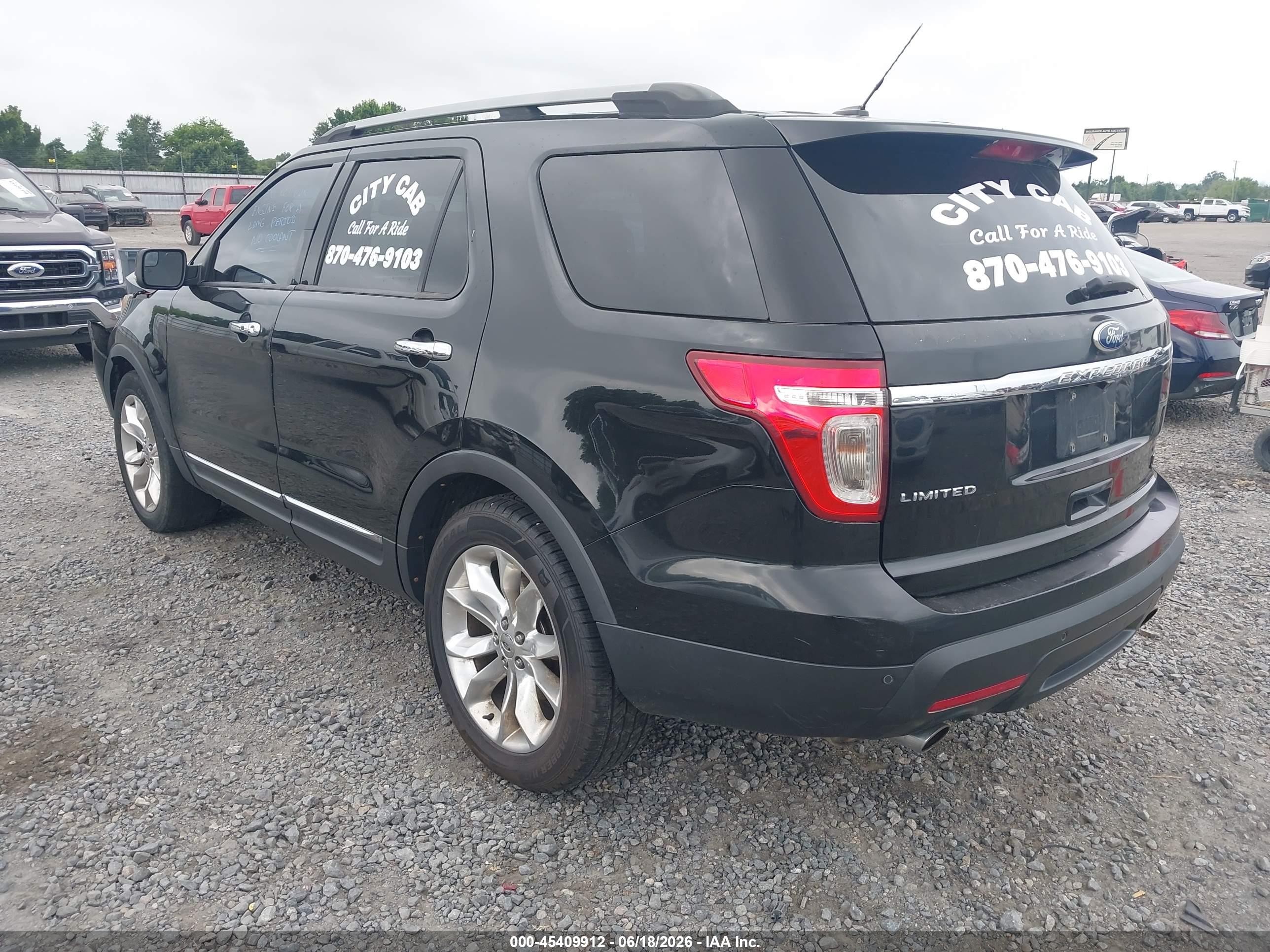 2011 Ford Explorer Limited Black vin: 1FMHK7F8XBGA82876