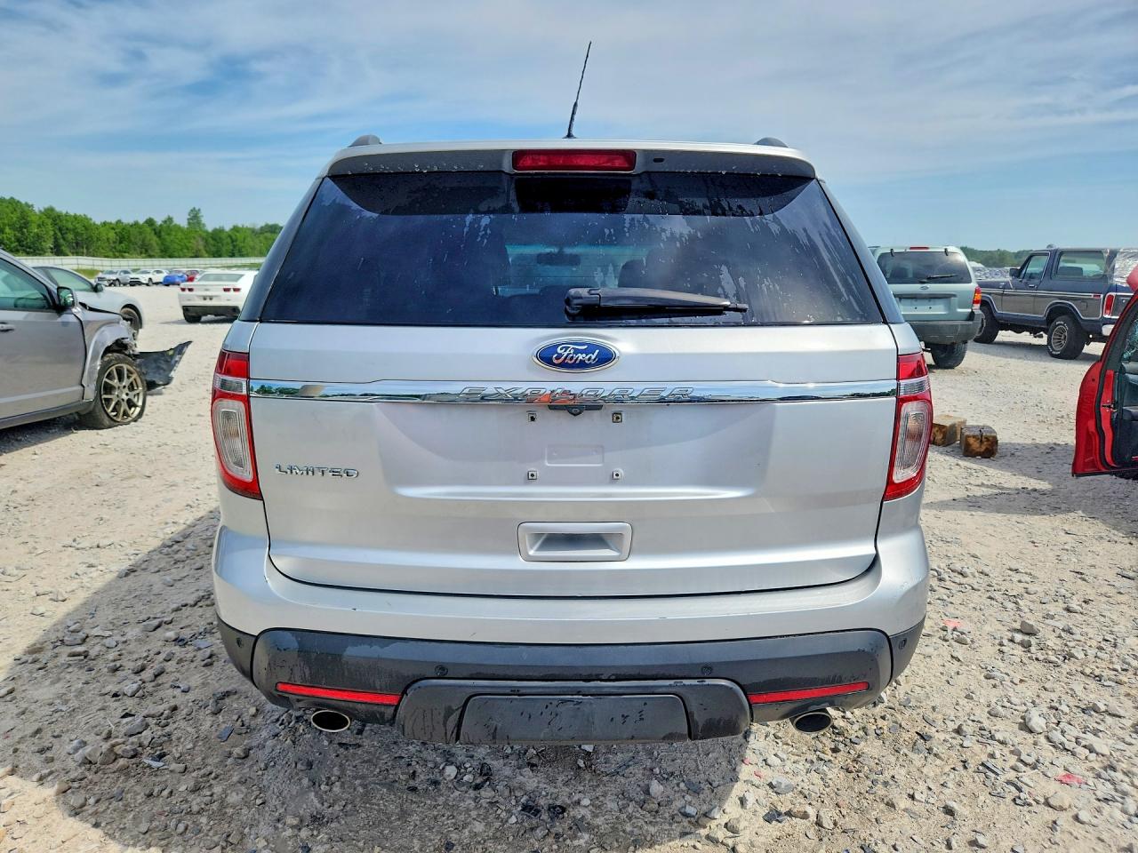2012 Ford Explorer Limited Silver vin: 1FMHK7F8XCGA50804