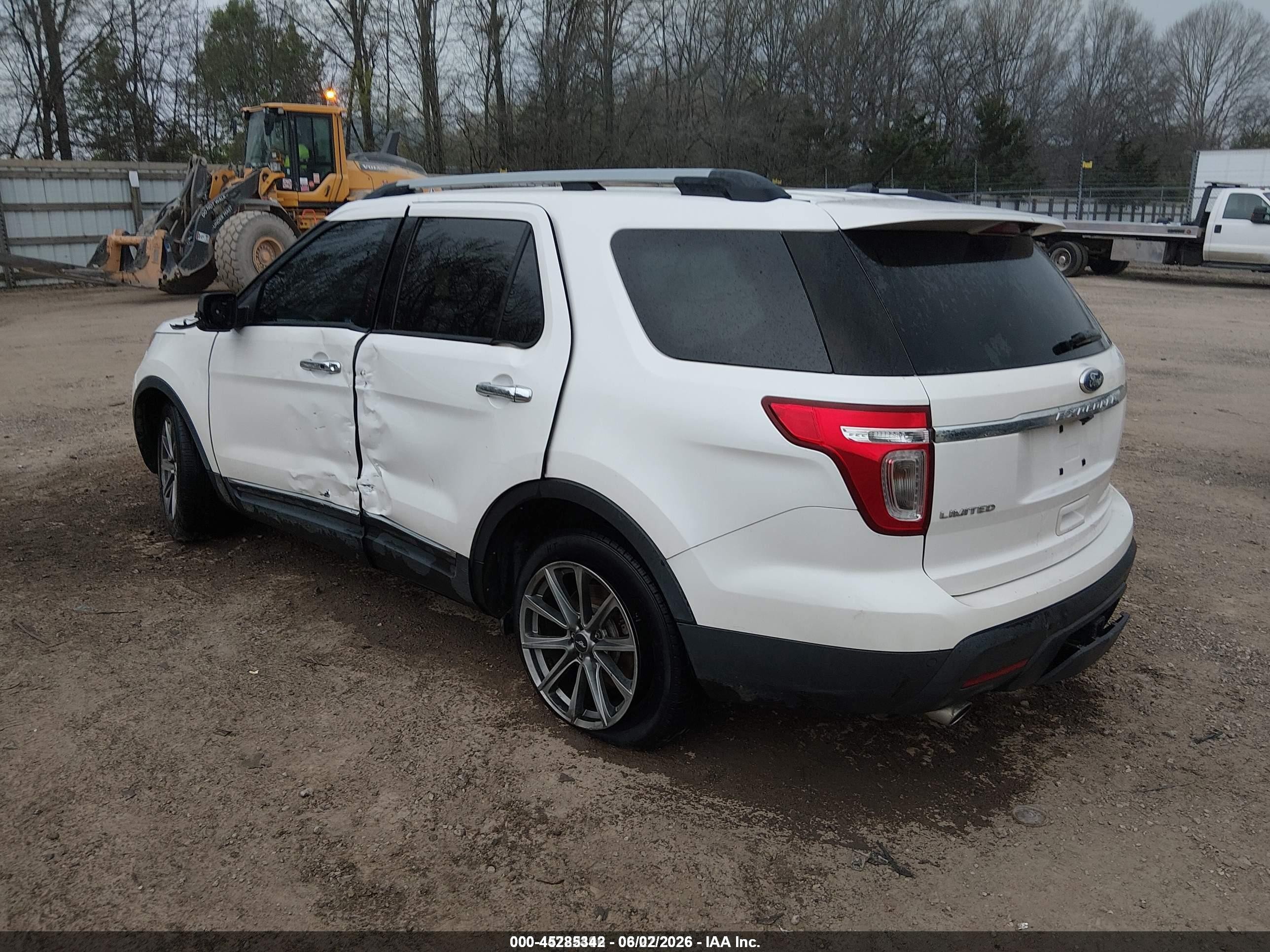 2012 Ford Explorer Limited White vin: 1FMHK7F8XCGA90204