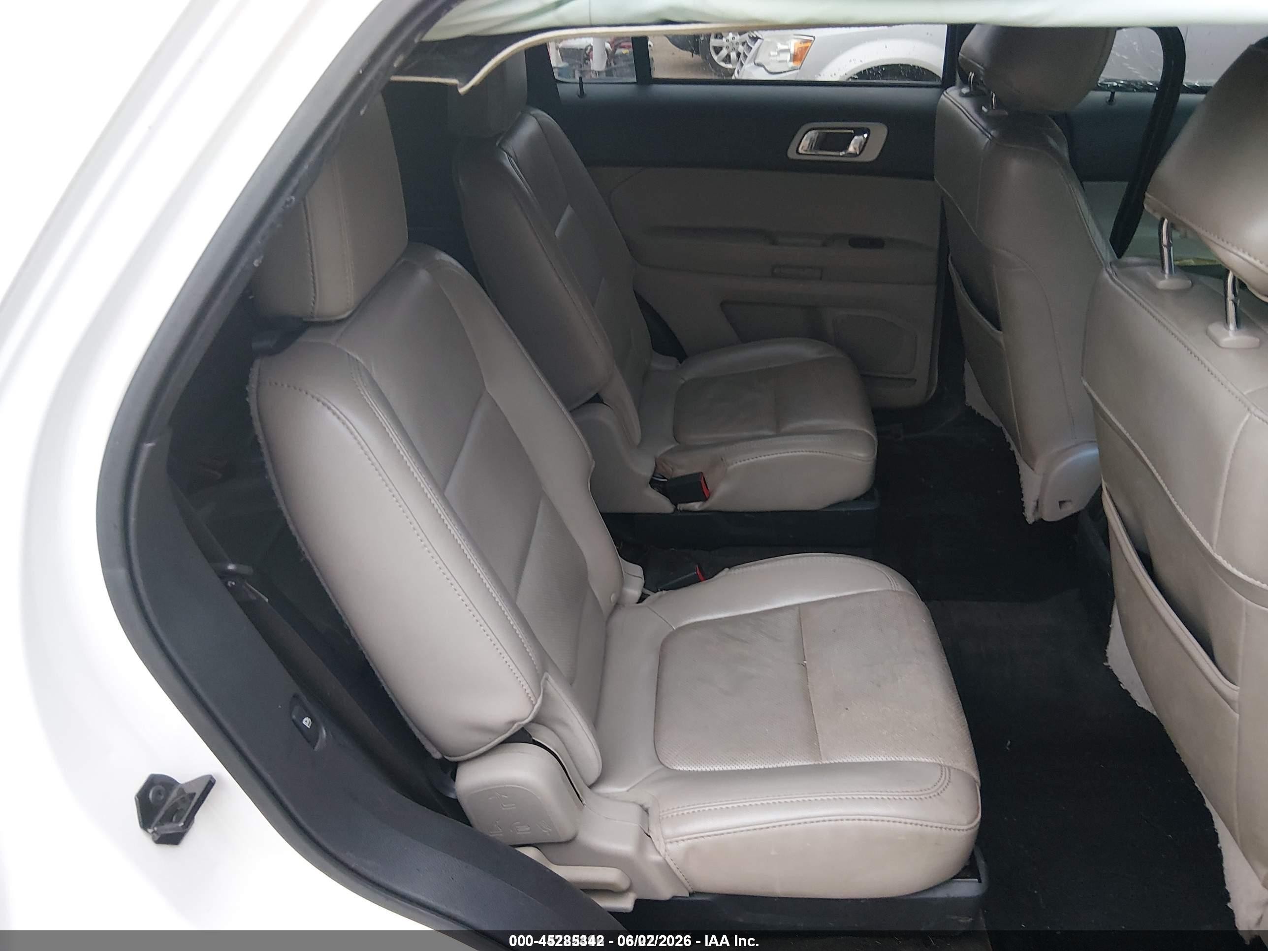 2012 Ford Explorer Limited White vin: 1FMHK7F8XCGA90204