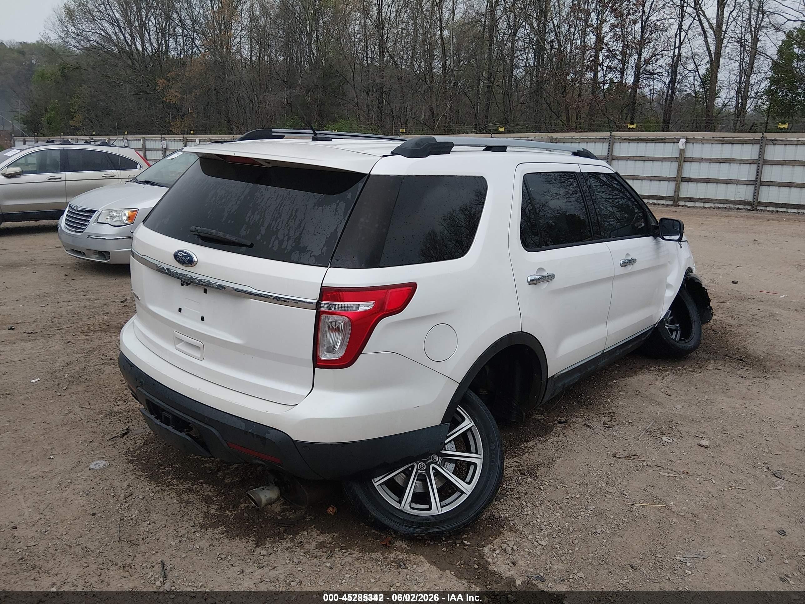 2012 Ford Explorer Limited White vin: 1FMHK7F8XCGA90204