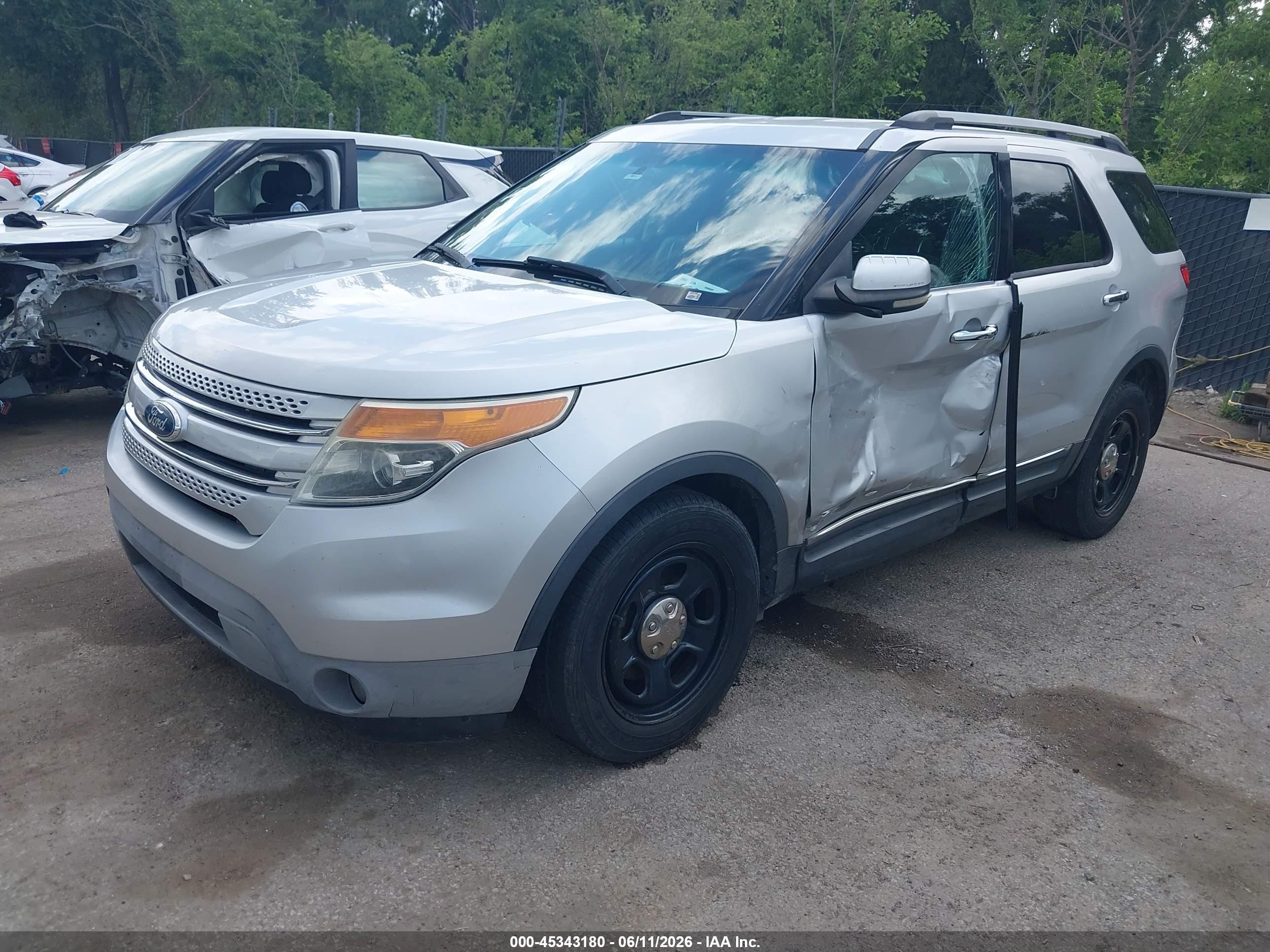 2012 Ford Explorer Limited Silver vin: 1FMHK7F8XCGA95225