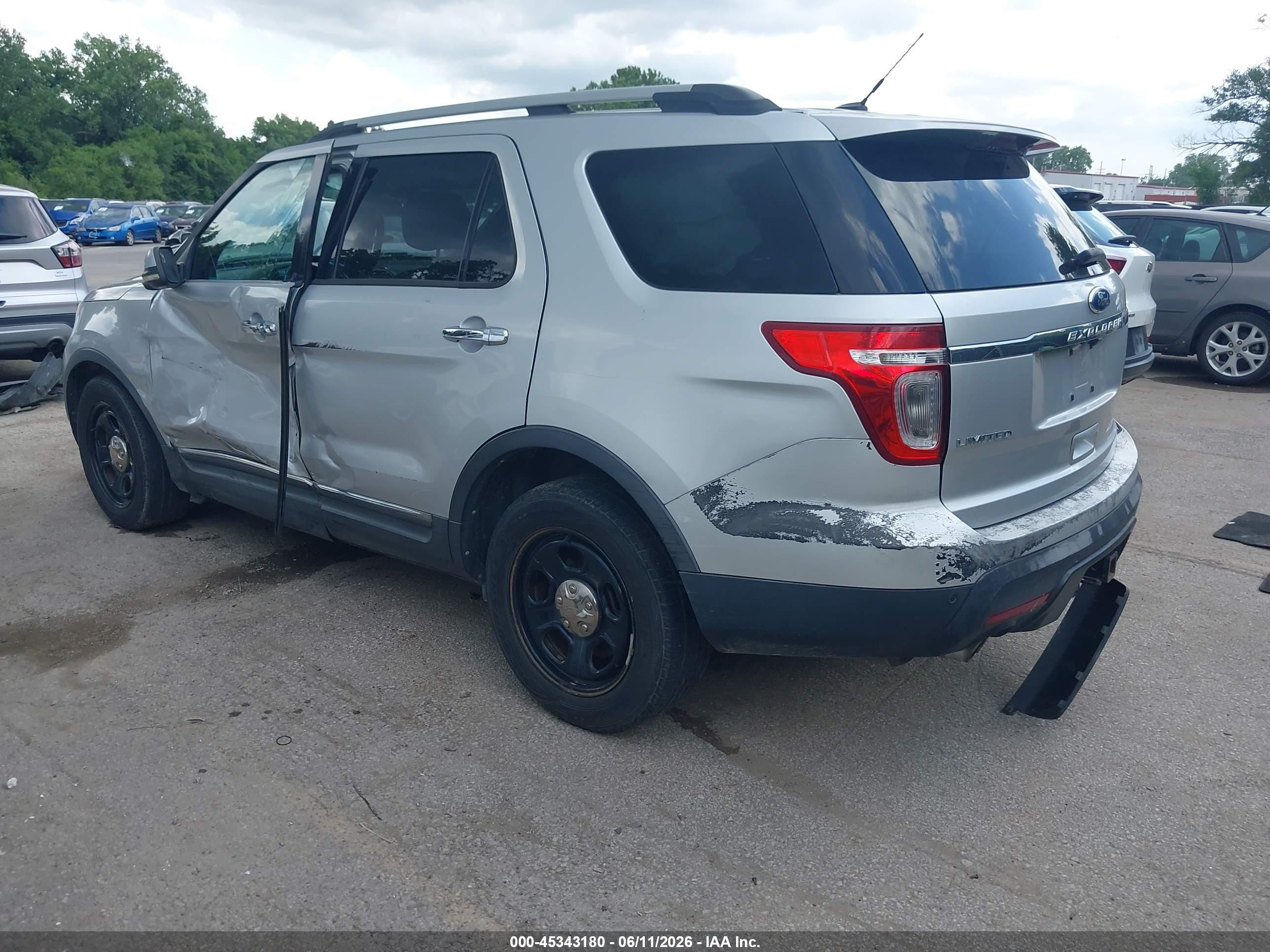 2012 Ford Explorer Limited Silver vin: 1FMHK7F8XCGA95225