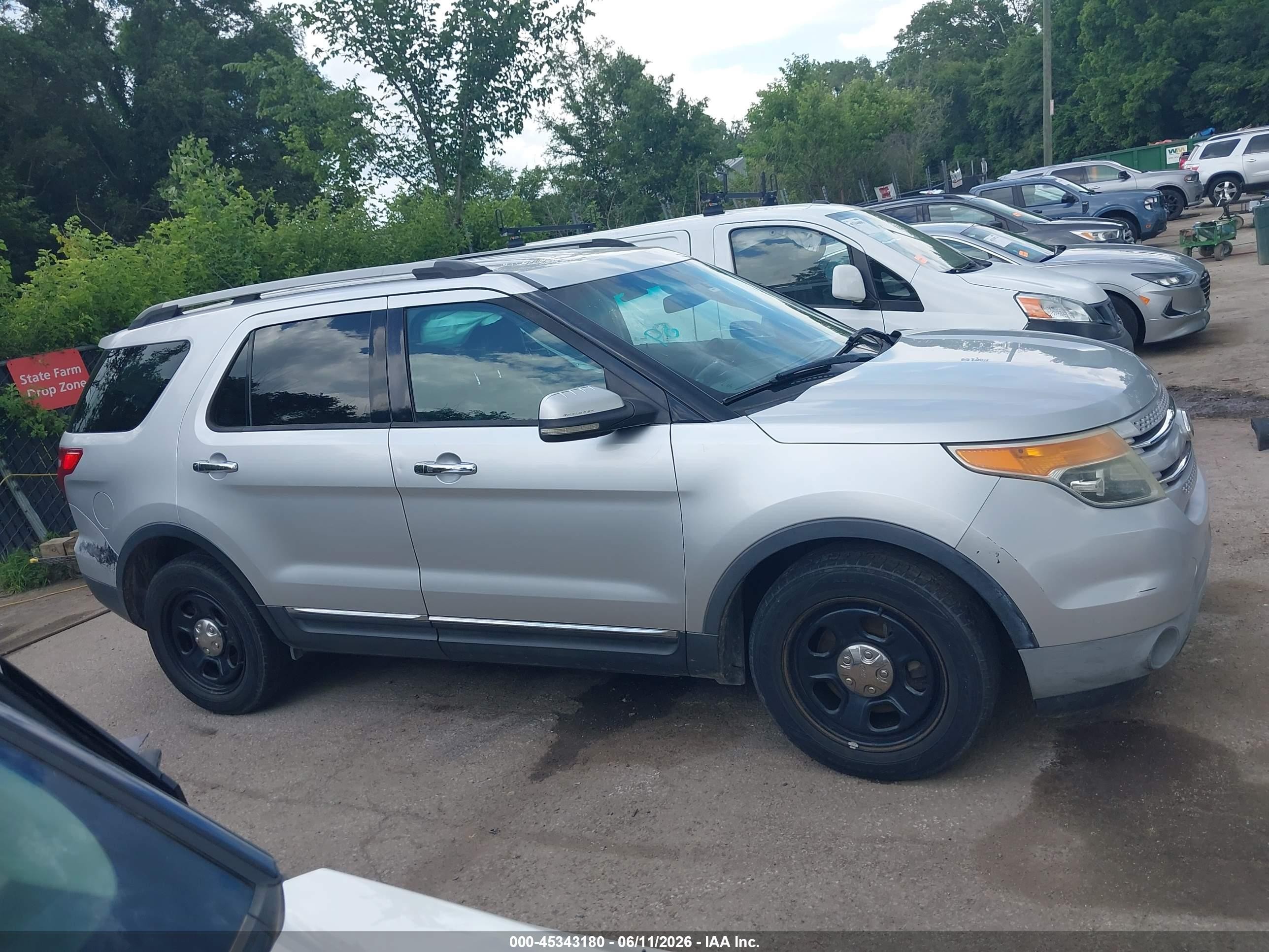 2012 Ford Explorer Limited Silver vin: 1FMHK7F8XCGA95225