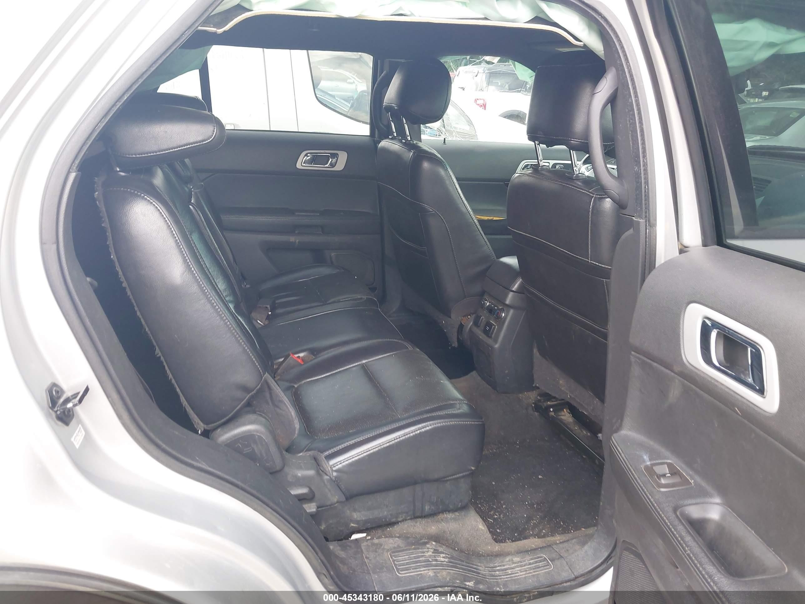 2012 Ford Explorer Limited Silver vin: 1FMHK7F8XCGA95225