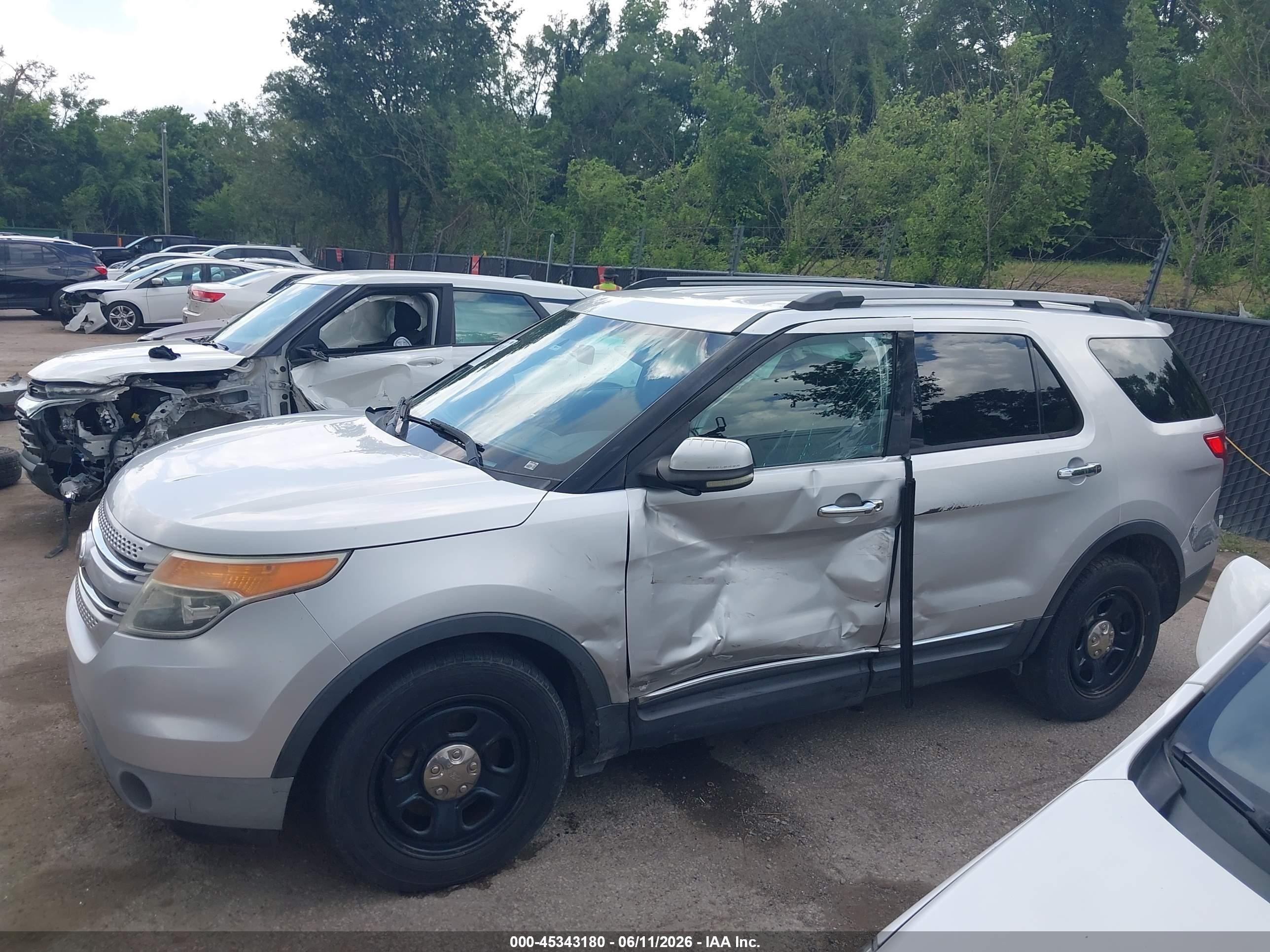 2012 Ford Explorer Limited Silver vin: 1FMHK7F8XCGA95225
