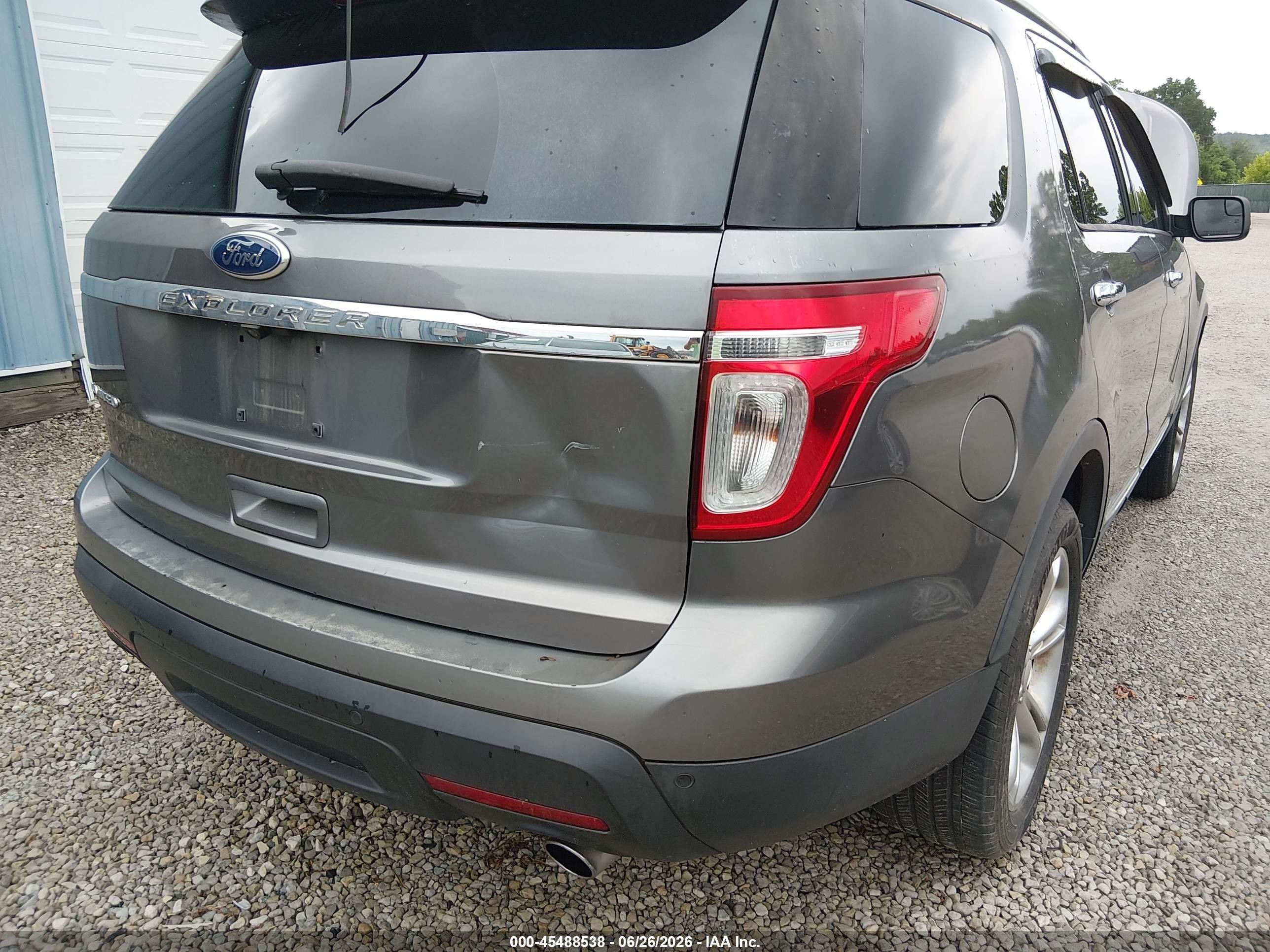 2012 Ford Explorer Limited Gray vin: 1FMHK7F92CGA66939