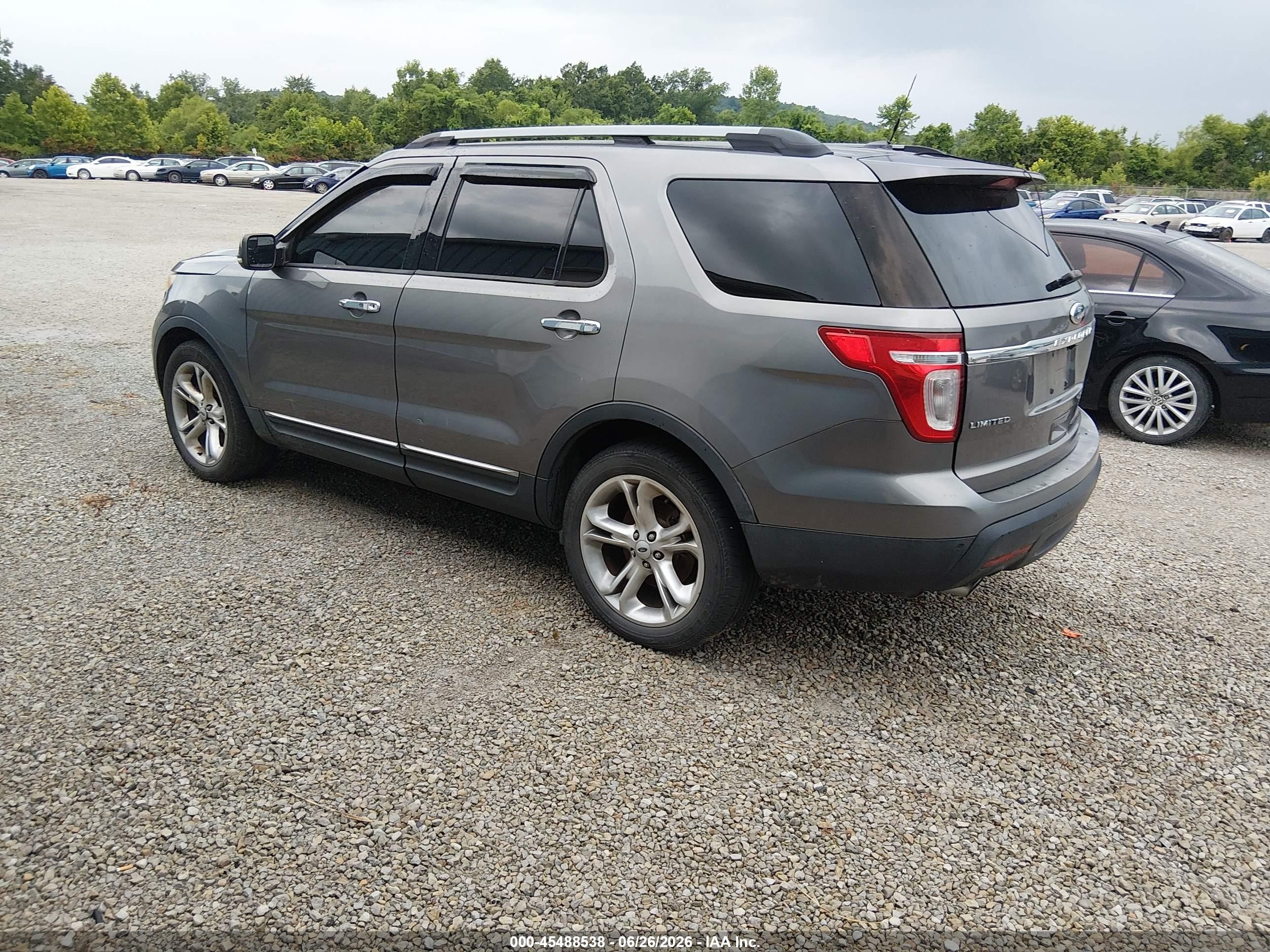 2012 Ford Explorer Limited Gray vin: 1FMHK7F92CGA66939