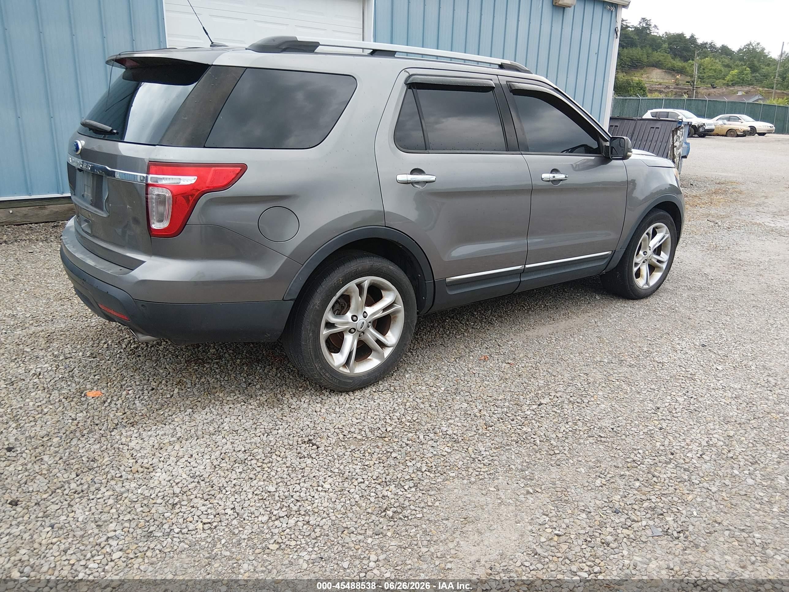 2012 Ford Explorer Limited Gray vin: 1FMHK7F92CGA66939