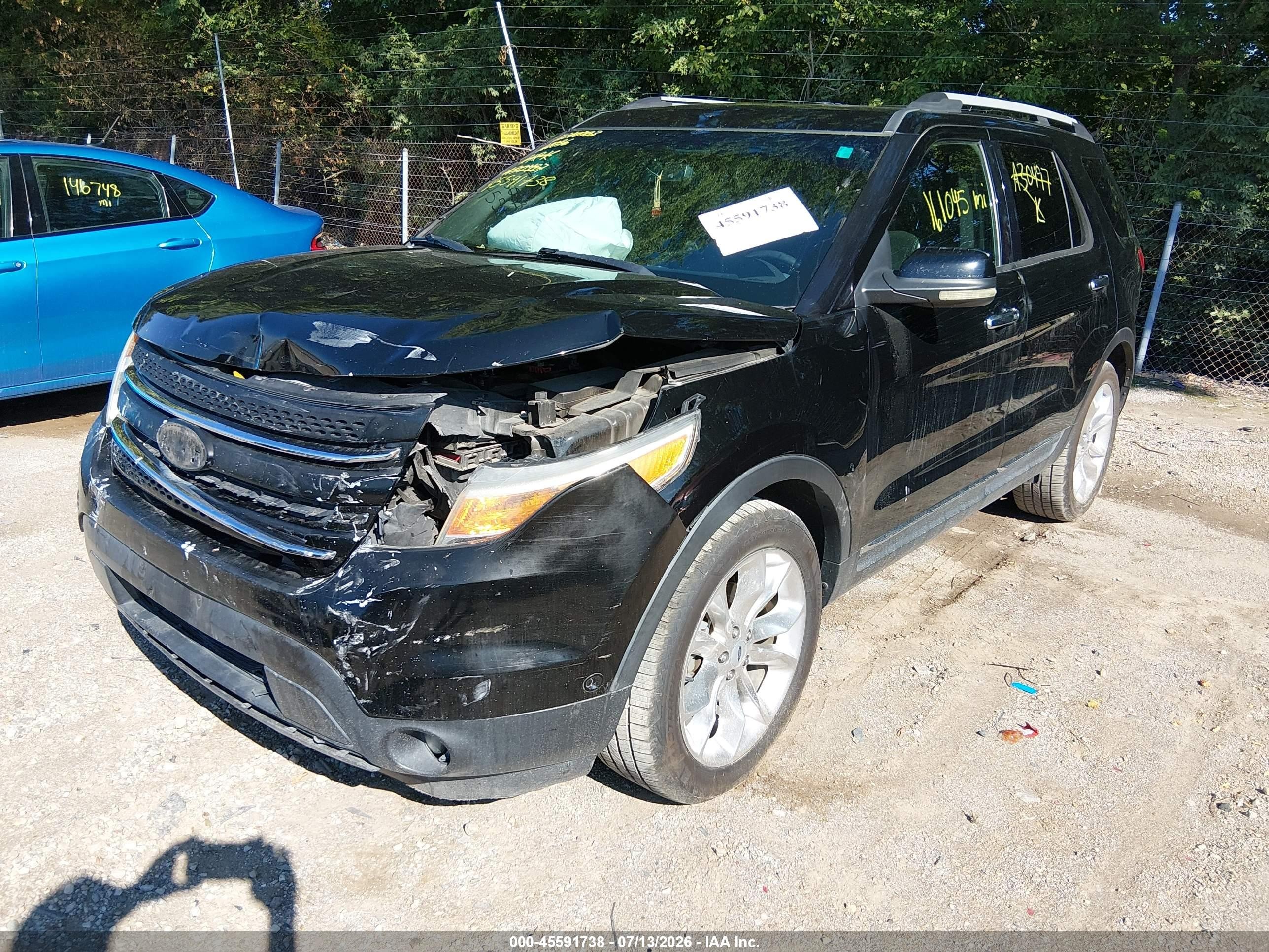 2012 Ford Explorer Limited Black vin: 1FMHK7F93CGA30497