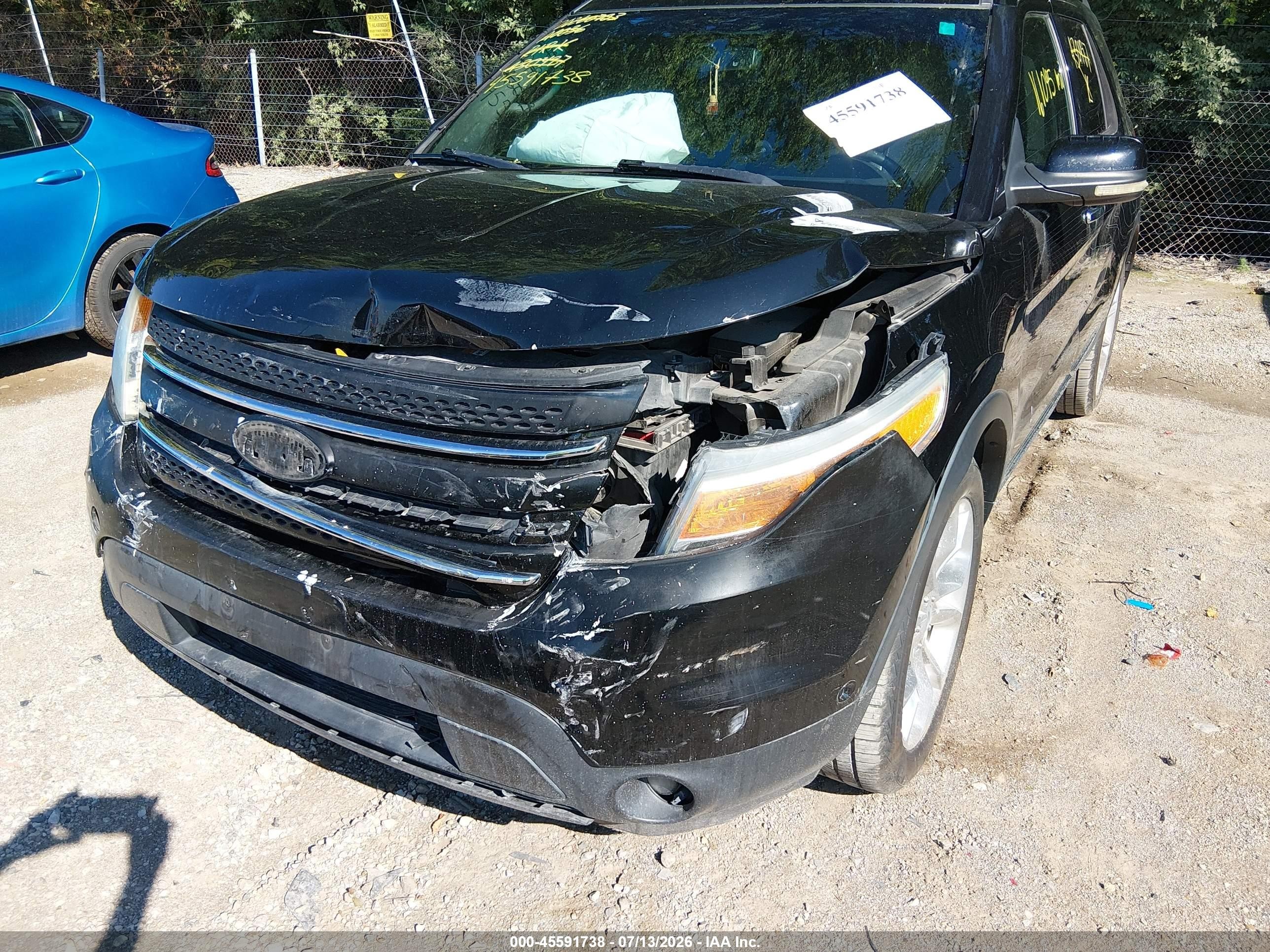 2012 Ford Explorer Limited Black vin: 1FMHK7F93CGA30497