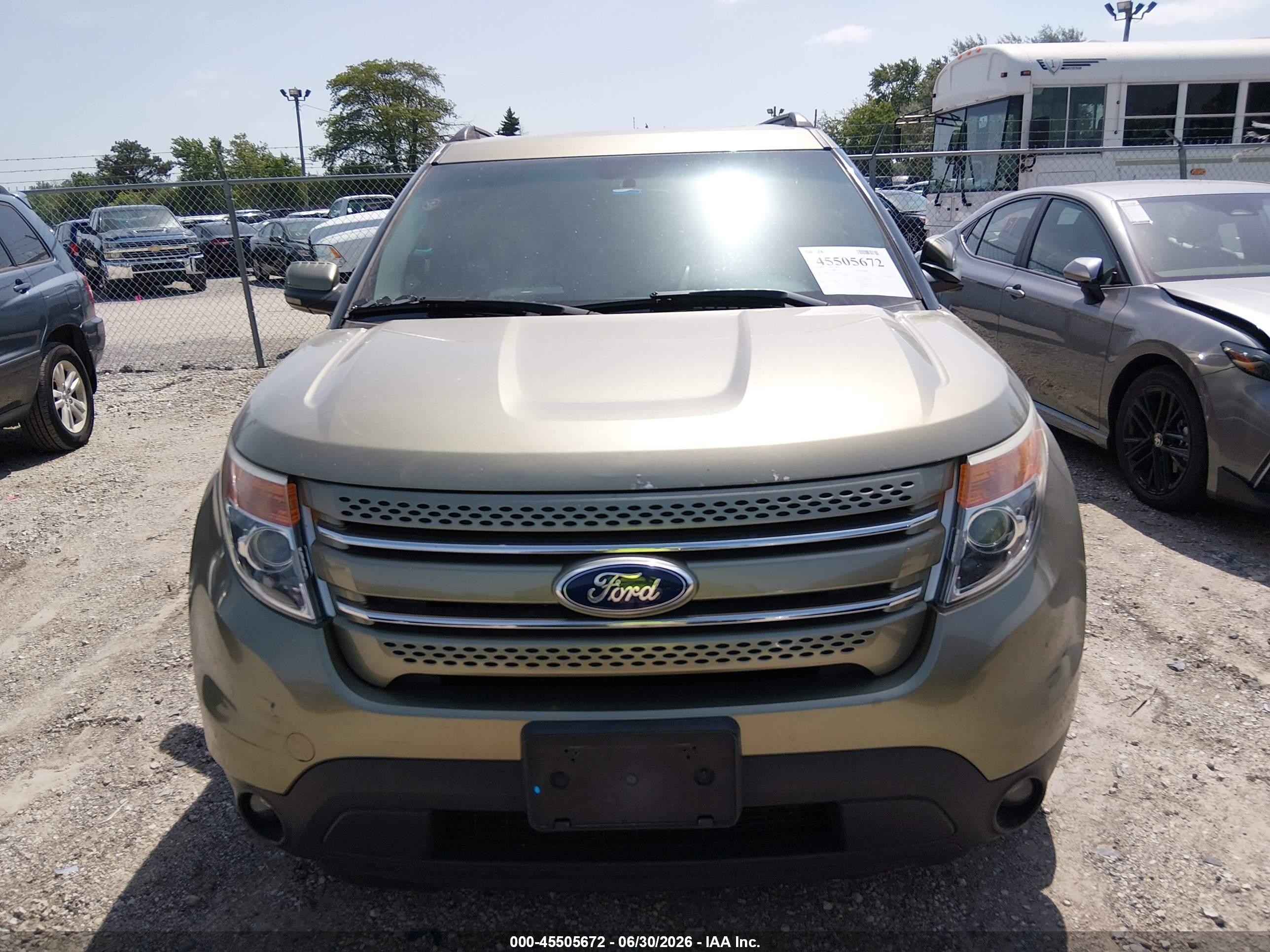 2012 Ford Explorer Limited Green vin: 1FMHK7F93CGA91980