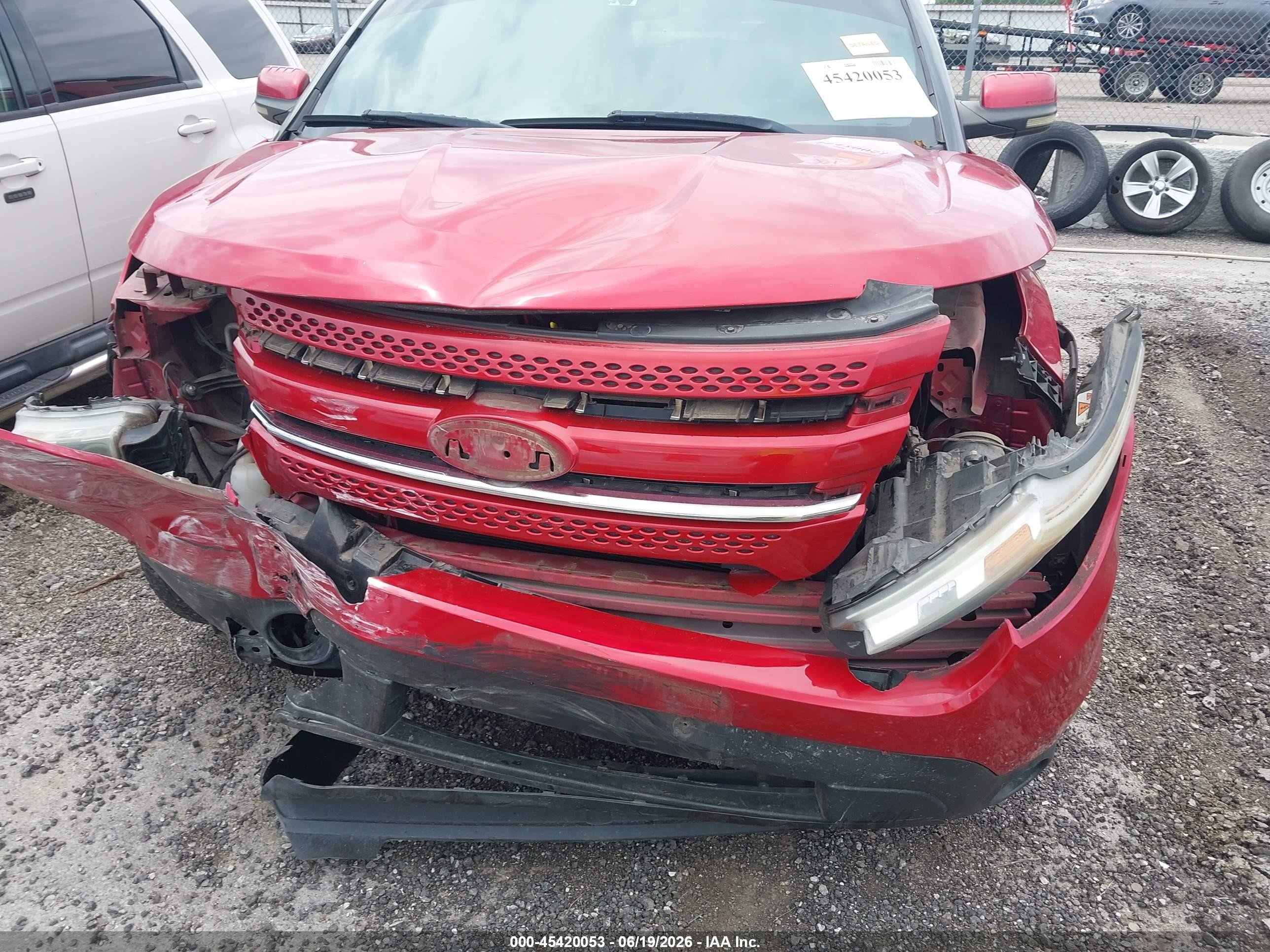 2012 Ford Explorer Limited Красный vin: 1FMHK7F95CGA08498