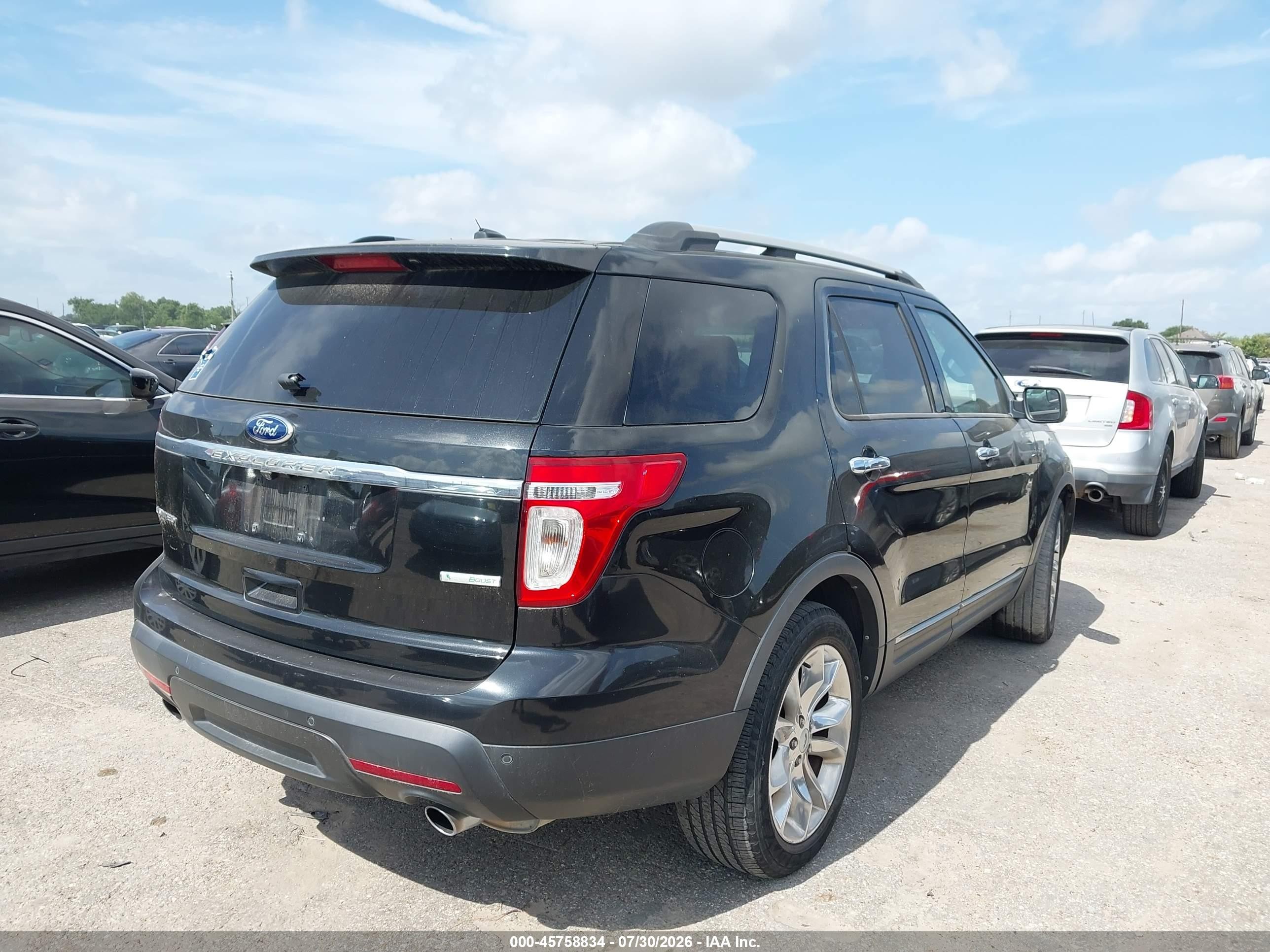 2012 Ford Explorer Limited Черный vin: 1FMHK7F95CGA93388