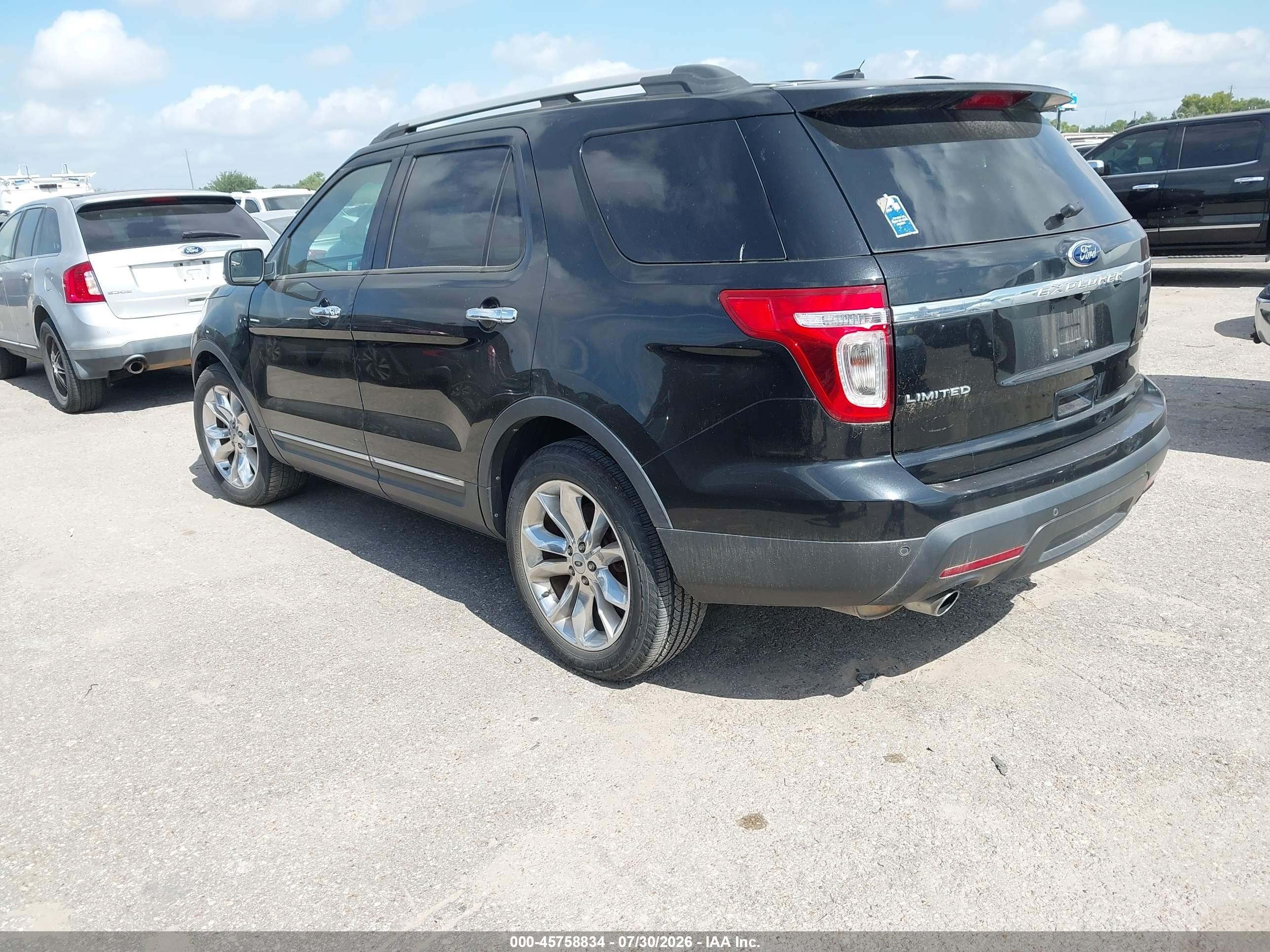 2012 Ford Explorer Limited Черный vin: 1FMHK7F95CGA93388