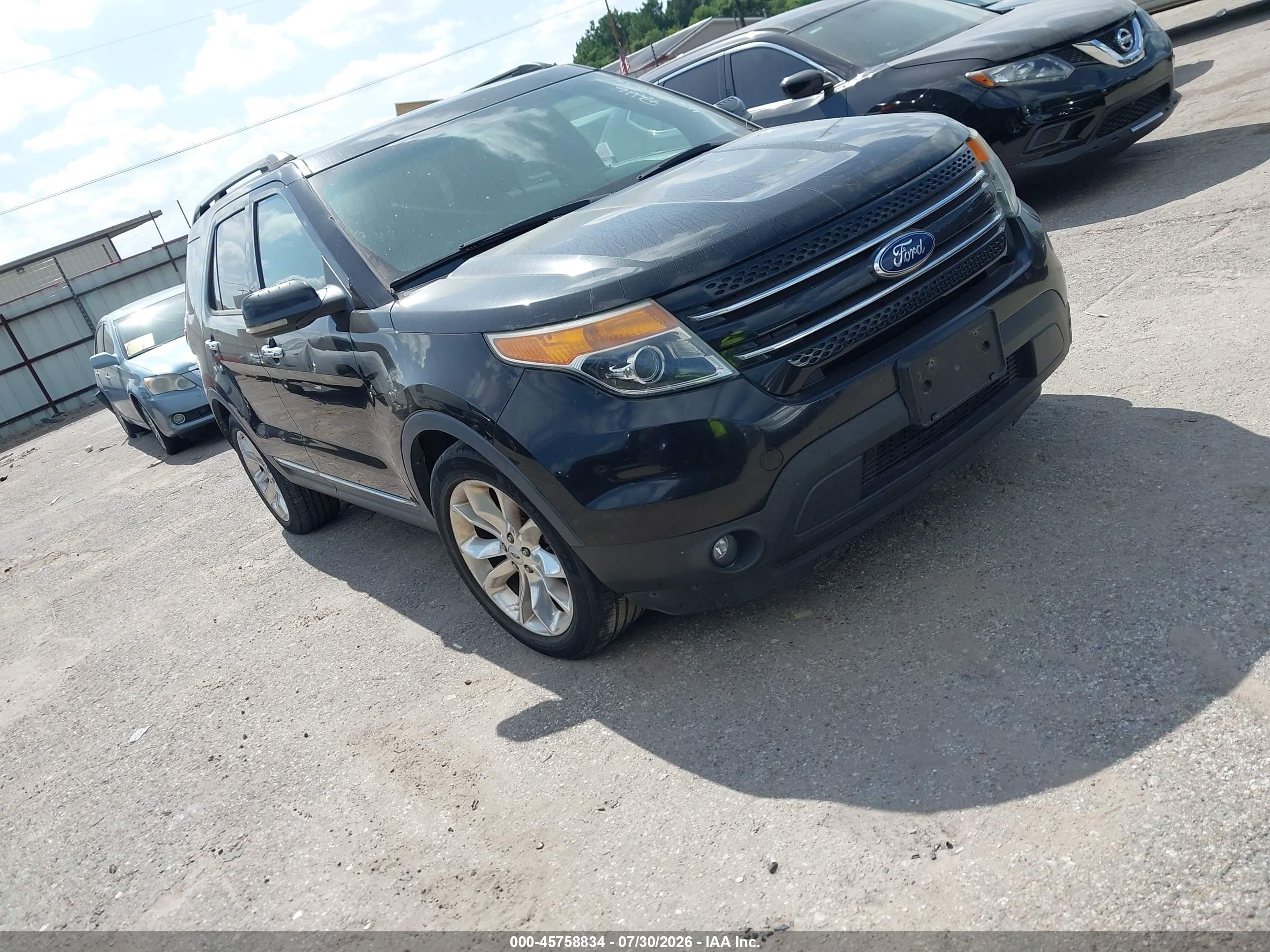 2012 Ford Explorer Limited Black vin: 1FMHK7F95CGA93388