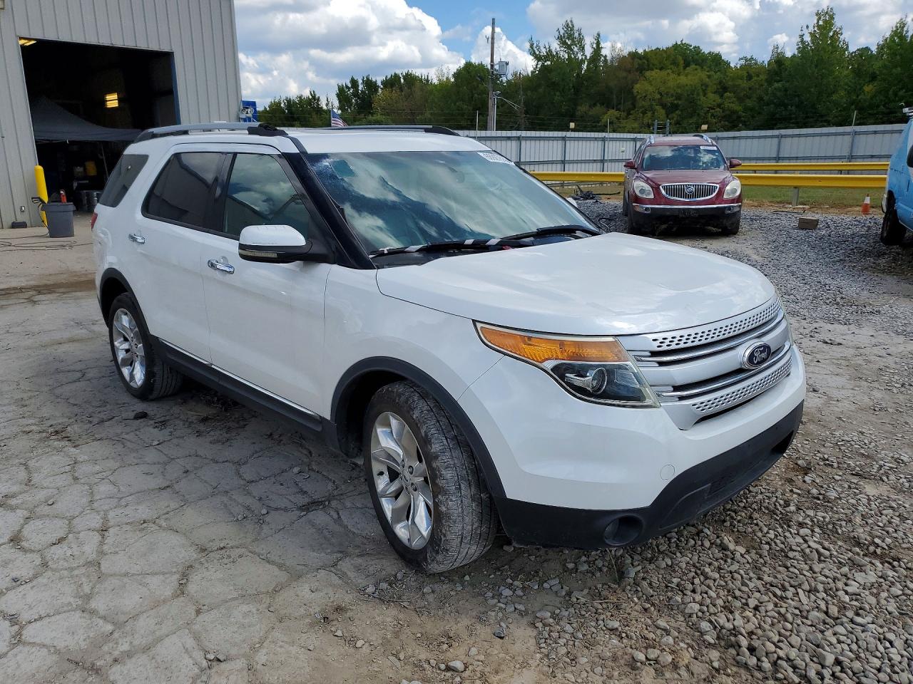2012 Ford Explorer Limited White vin: 1FMHK7F95CGA99790