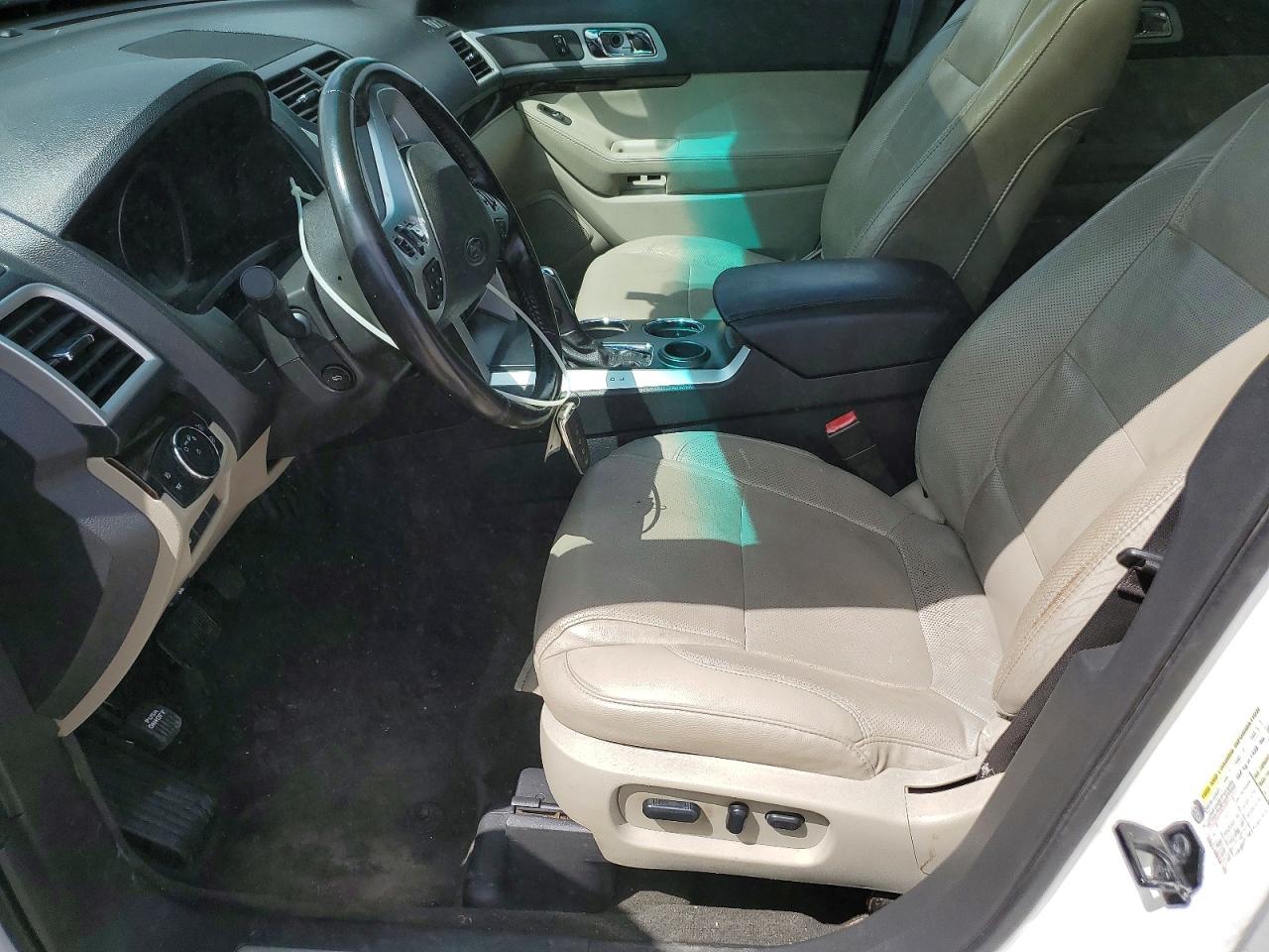 2012 Ford Explorer Limited White vin: 1FMHK7F95CGA99790