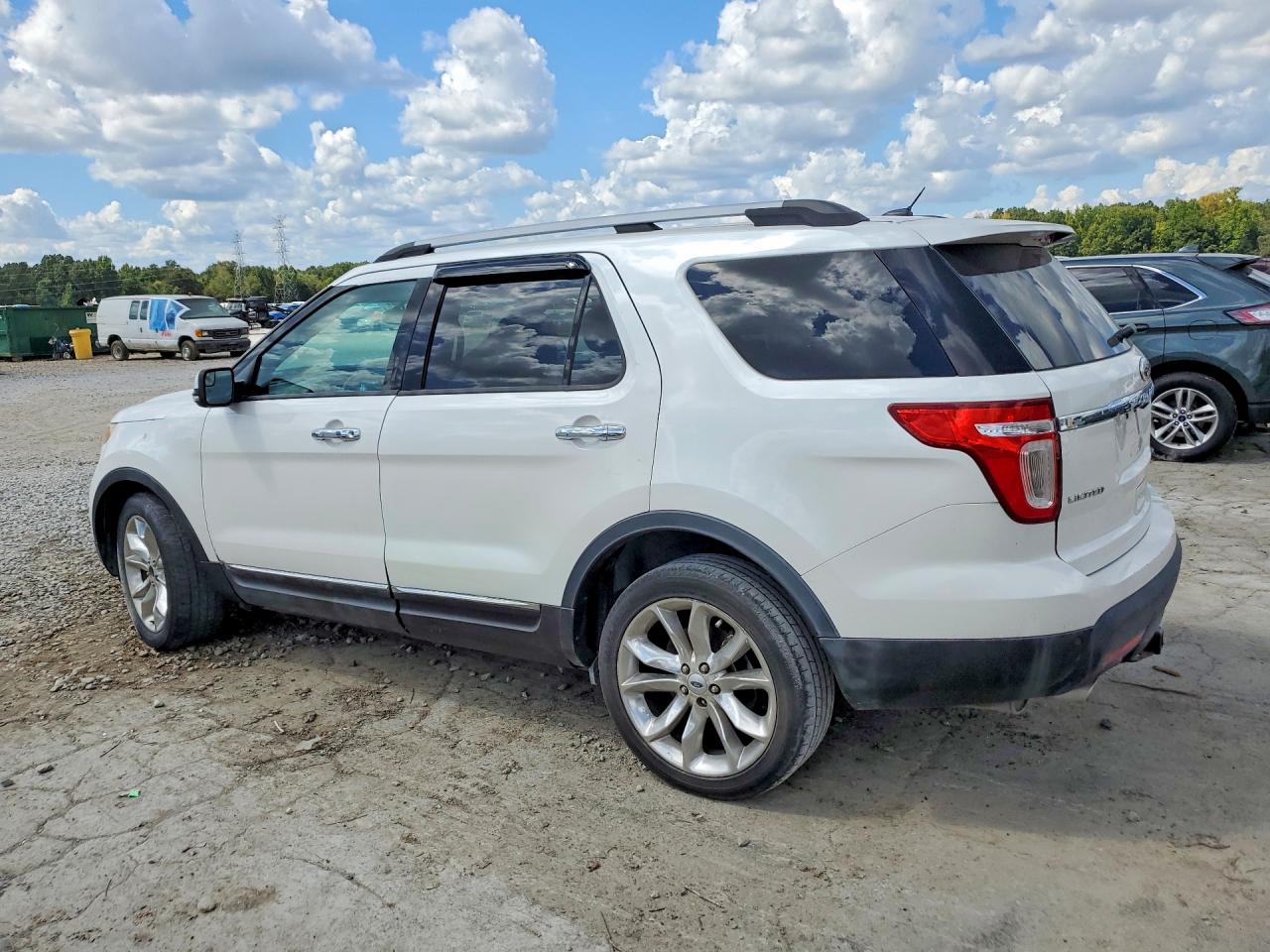 2012 Ford Explorer Limited White vin: 1FMHK7F95CGA99790