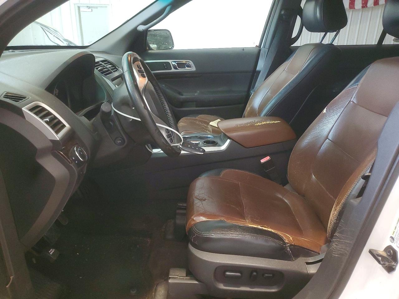 2012 Ford Explorer Limited White vin: 1FMHK7F96CGA03763